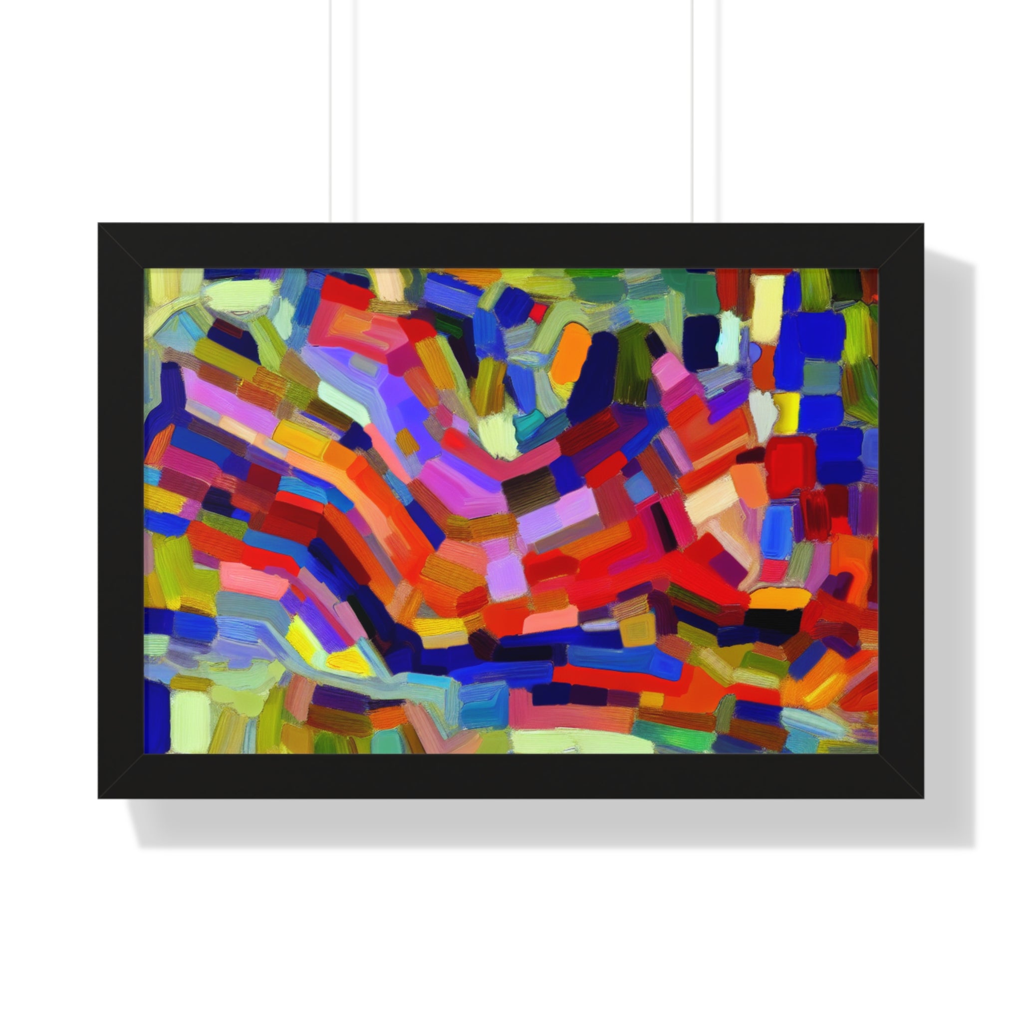 Vivid Echoes in Motion | Framed Print