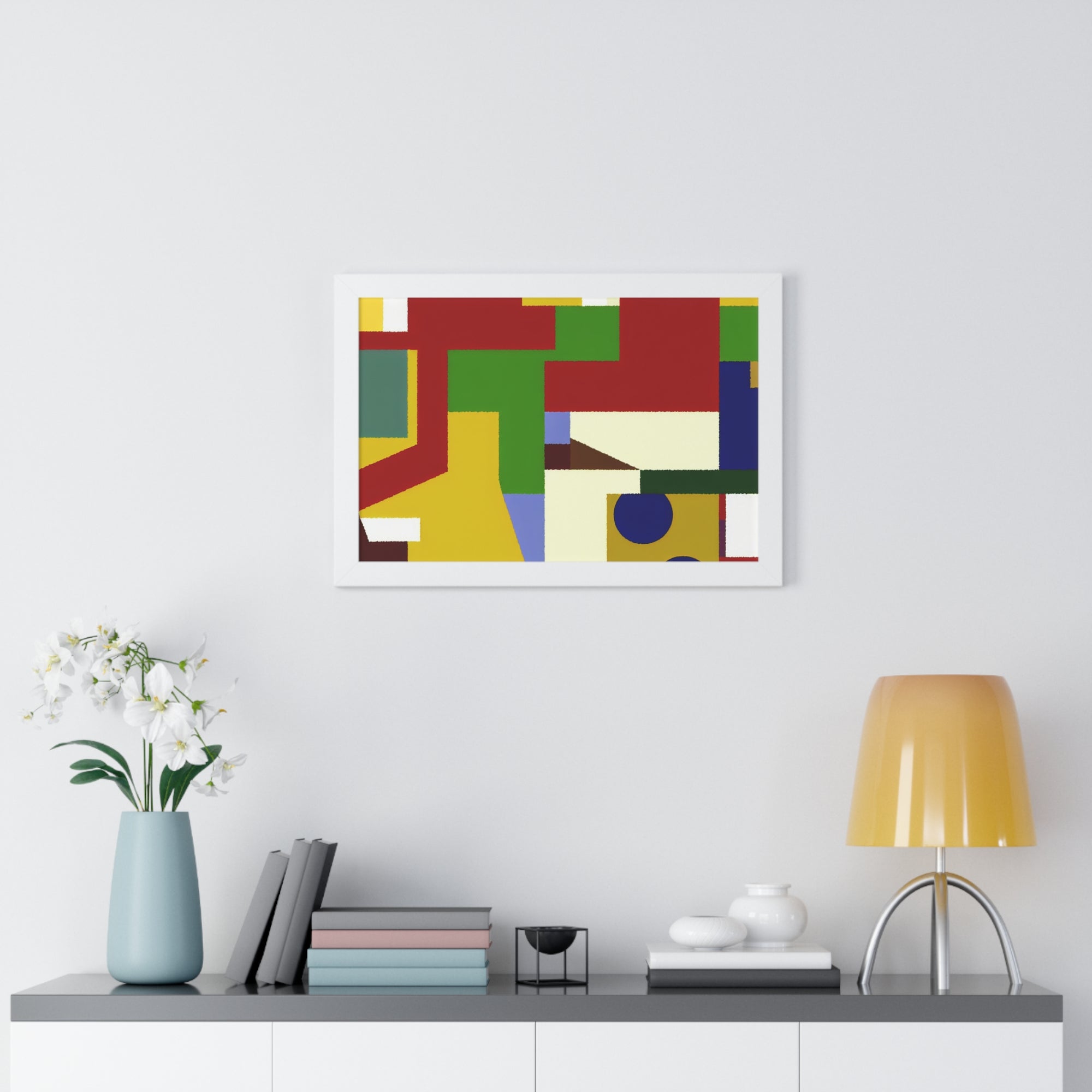 Geometric Harmony Unleashed | Framed Print