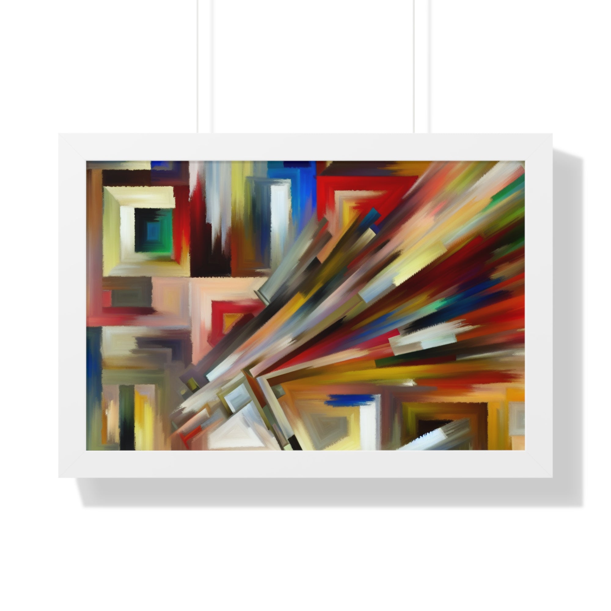 Urban Velocity and Chaos | Framed Print