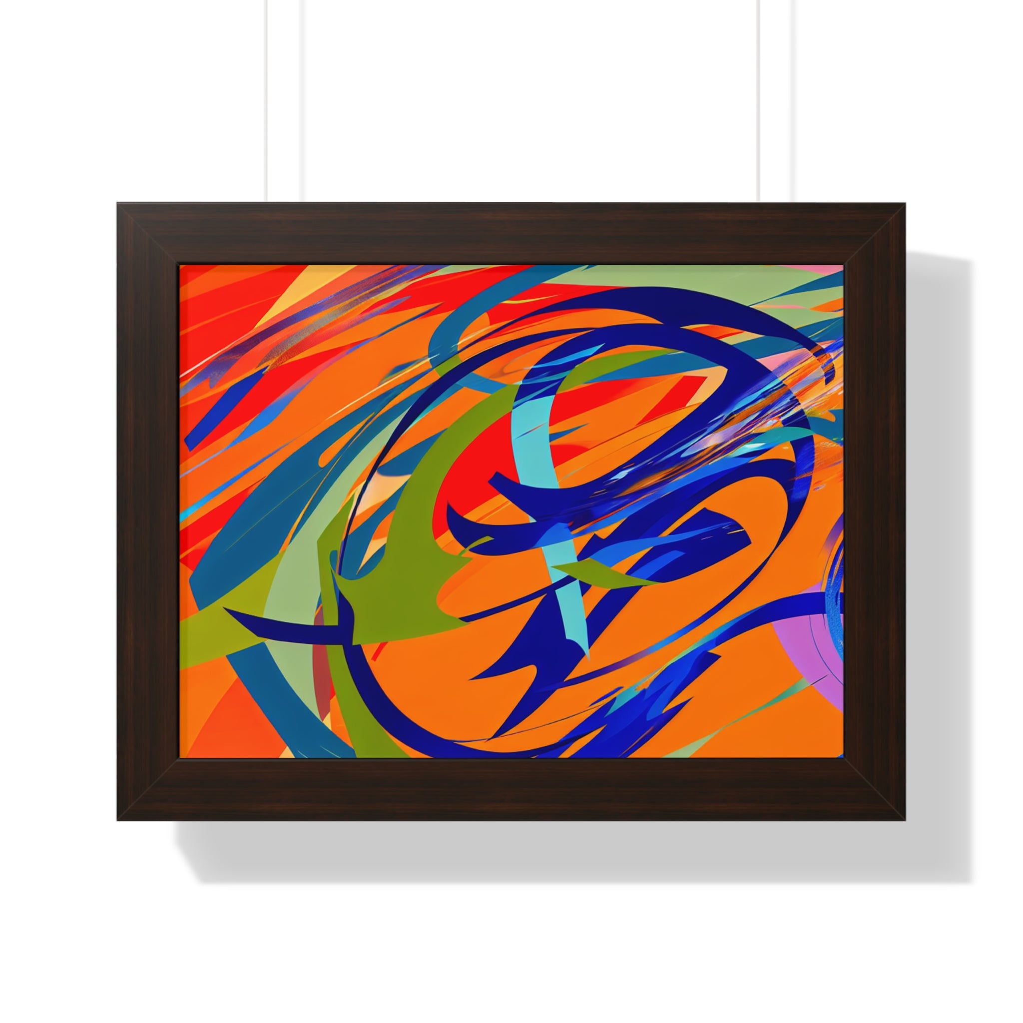 Chromatic Reverie and Motion | Framed Print