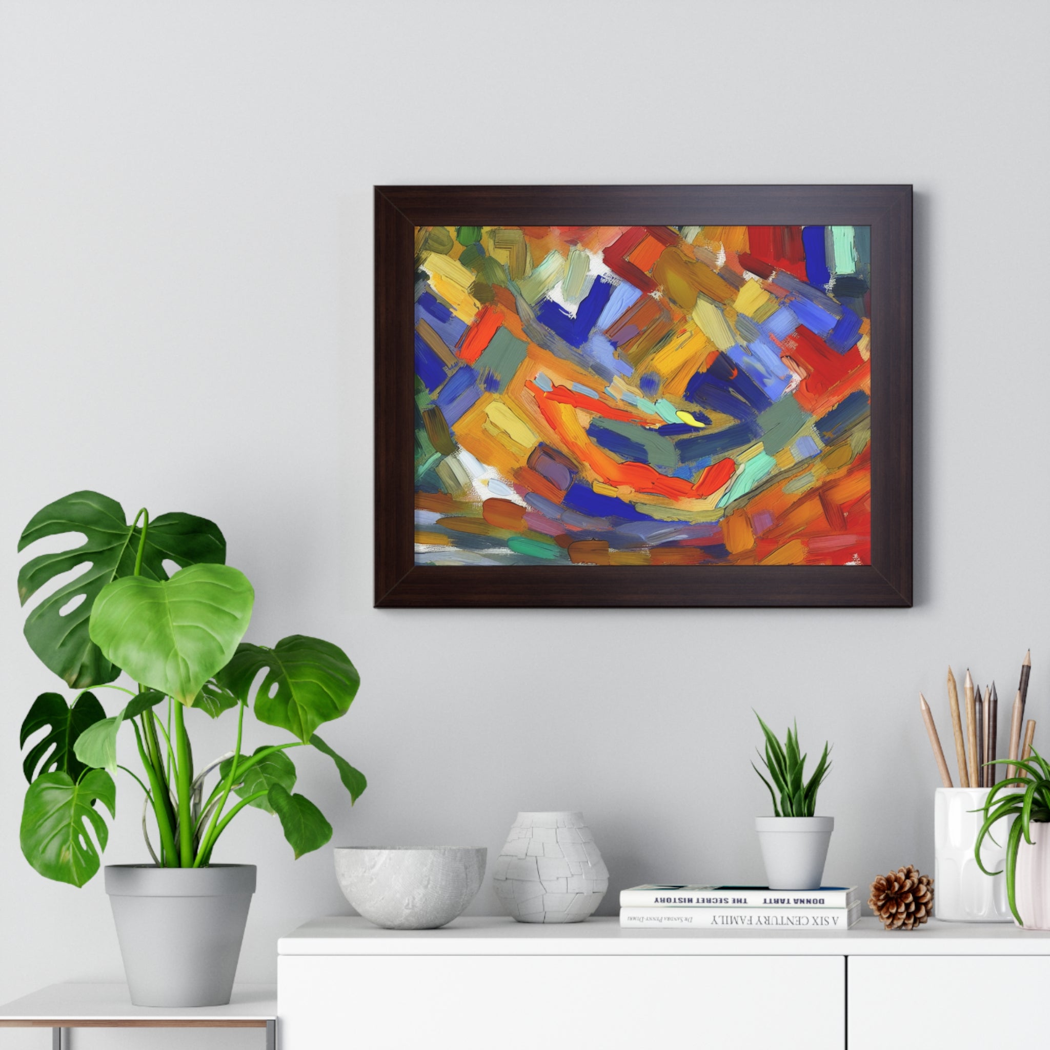 Kaleidoscopic Whirlwind | Framed Print