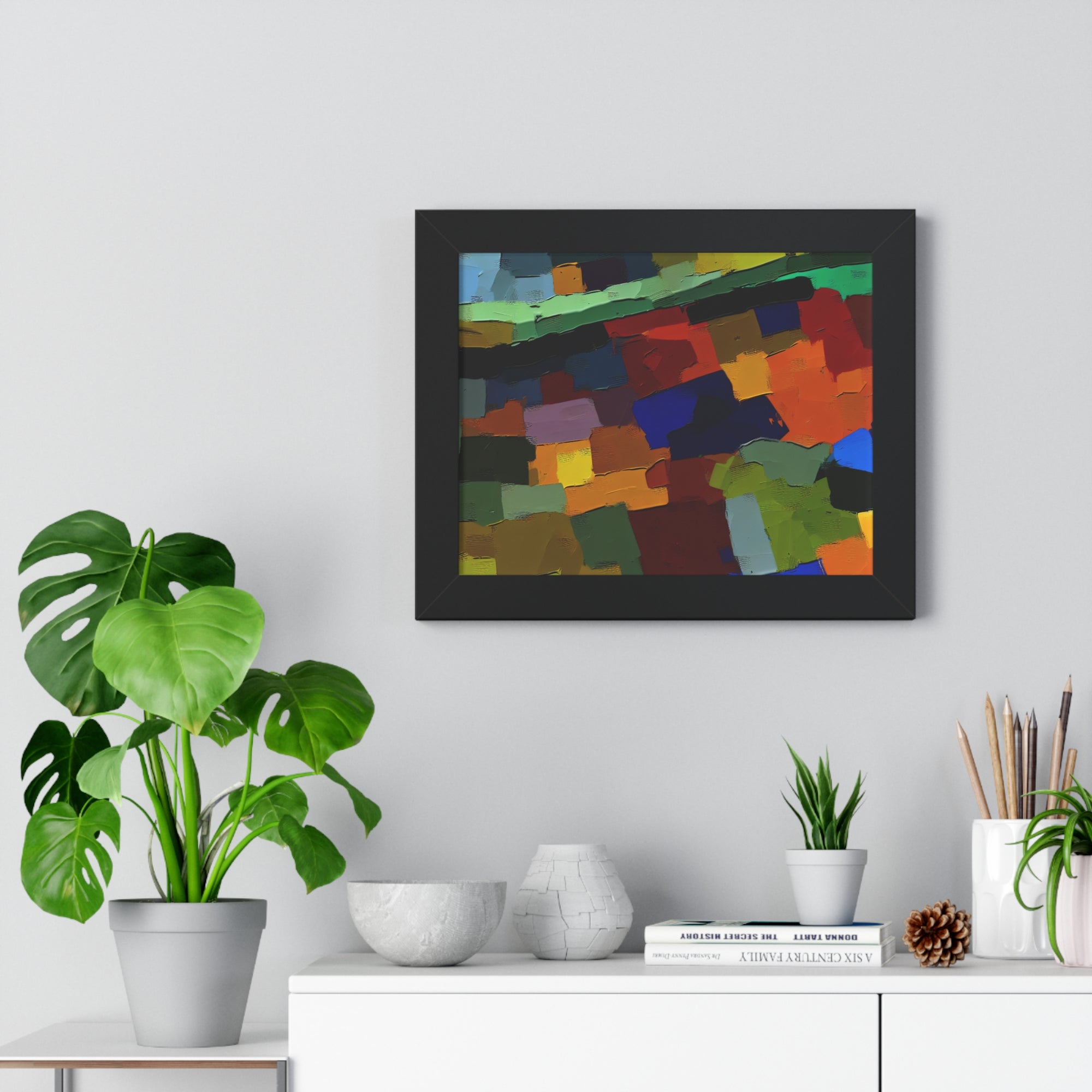 Chromatic Drift and Depth | Framed Print