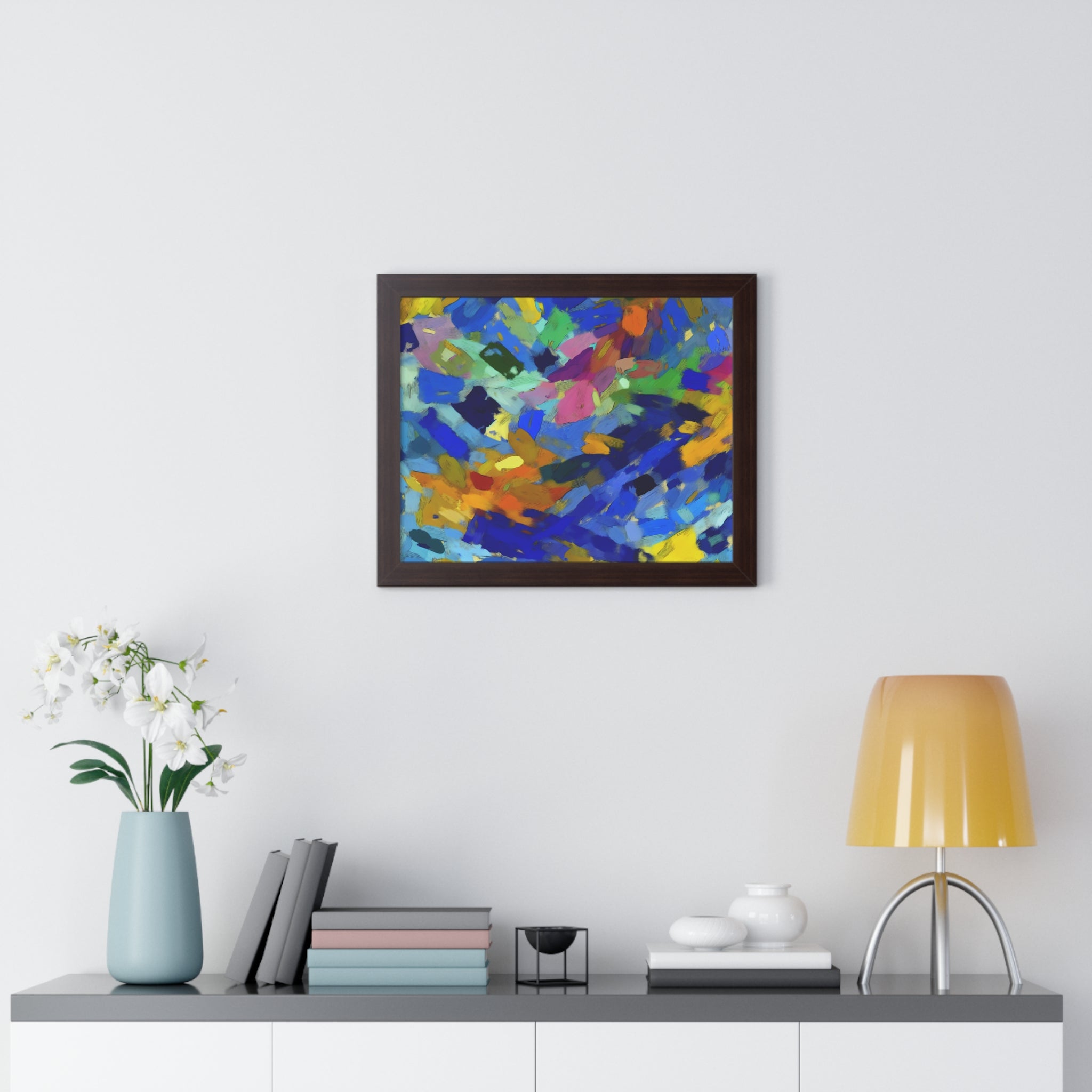 Elysian Whirl and Drift | Framed Print