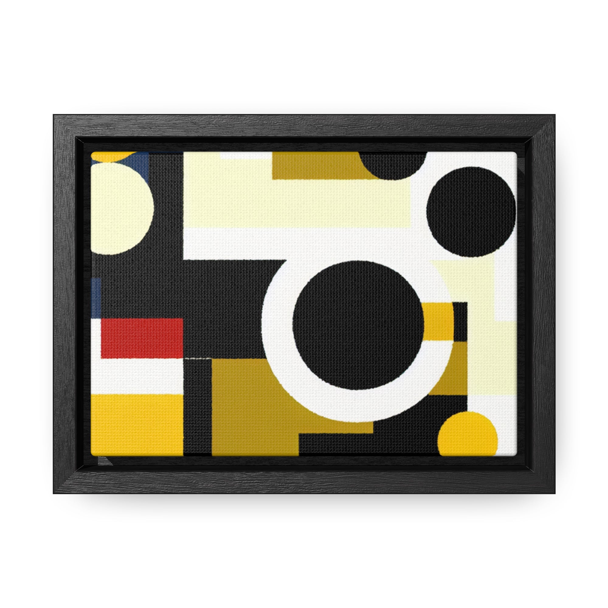 Energized Geometric Harmony | Framed Canvas