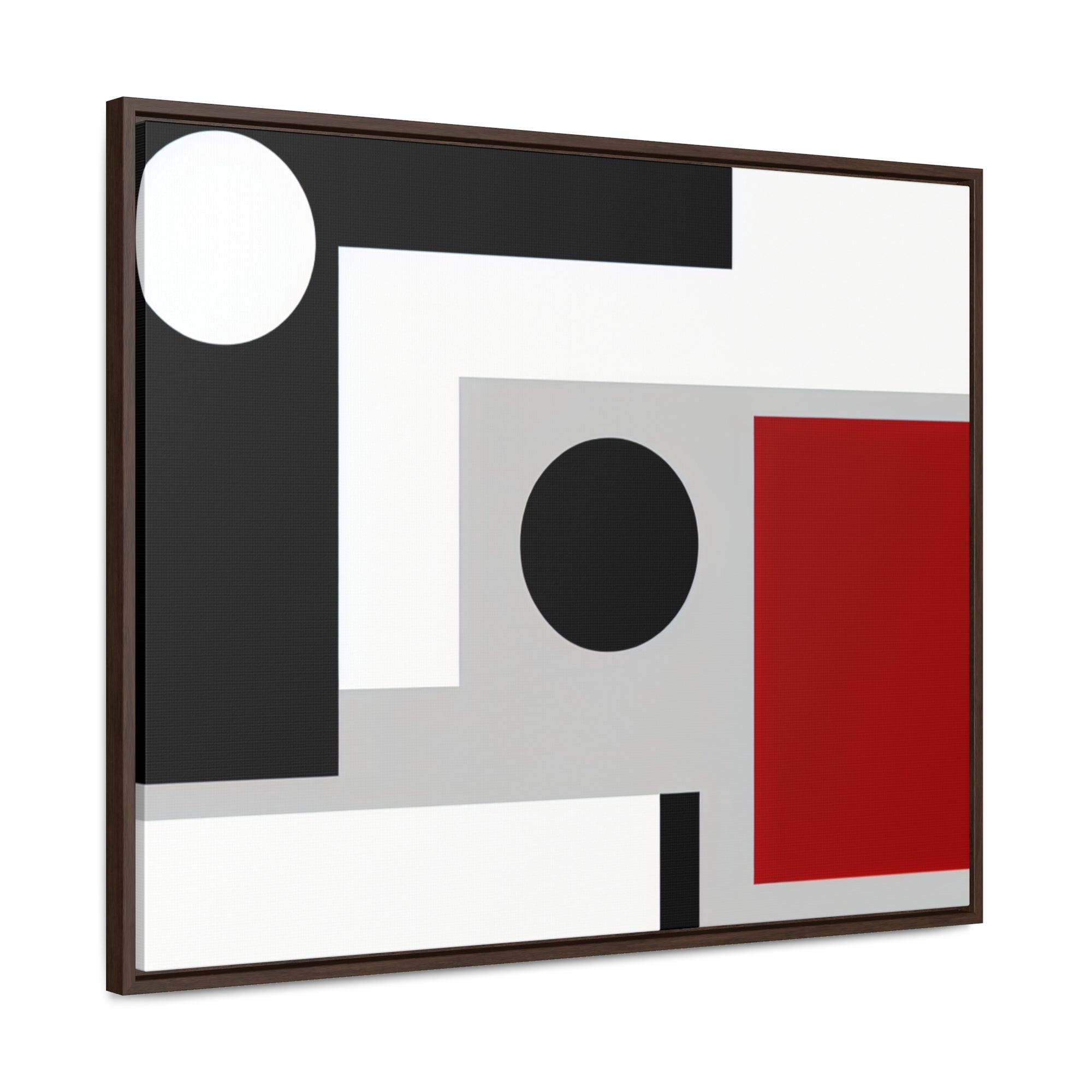 Geometric Reverie and Contrast | Framed Canvas