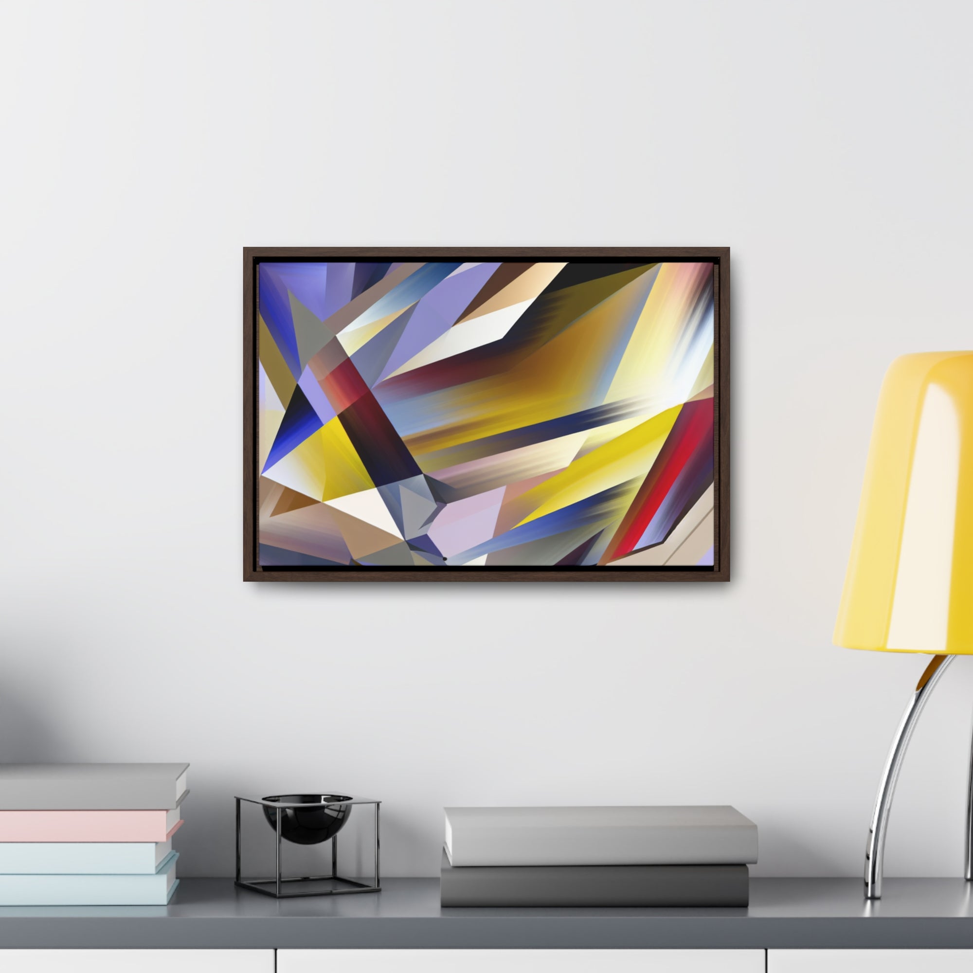 Velocity and Color Harmony | Framed Canvas