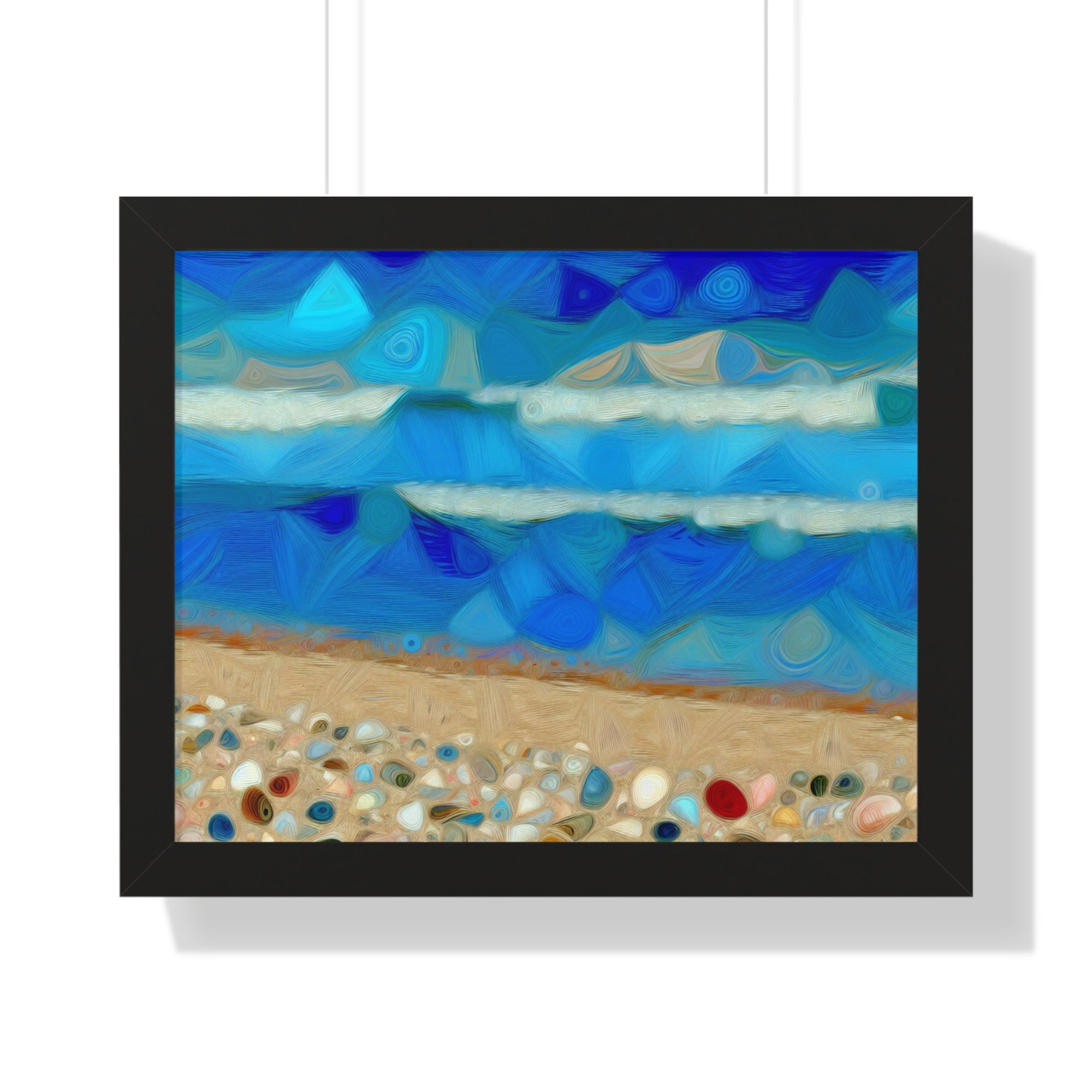 Whispers of Tidal Serenity | Framed Print