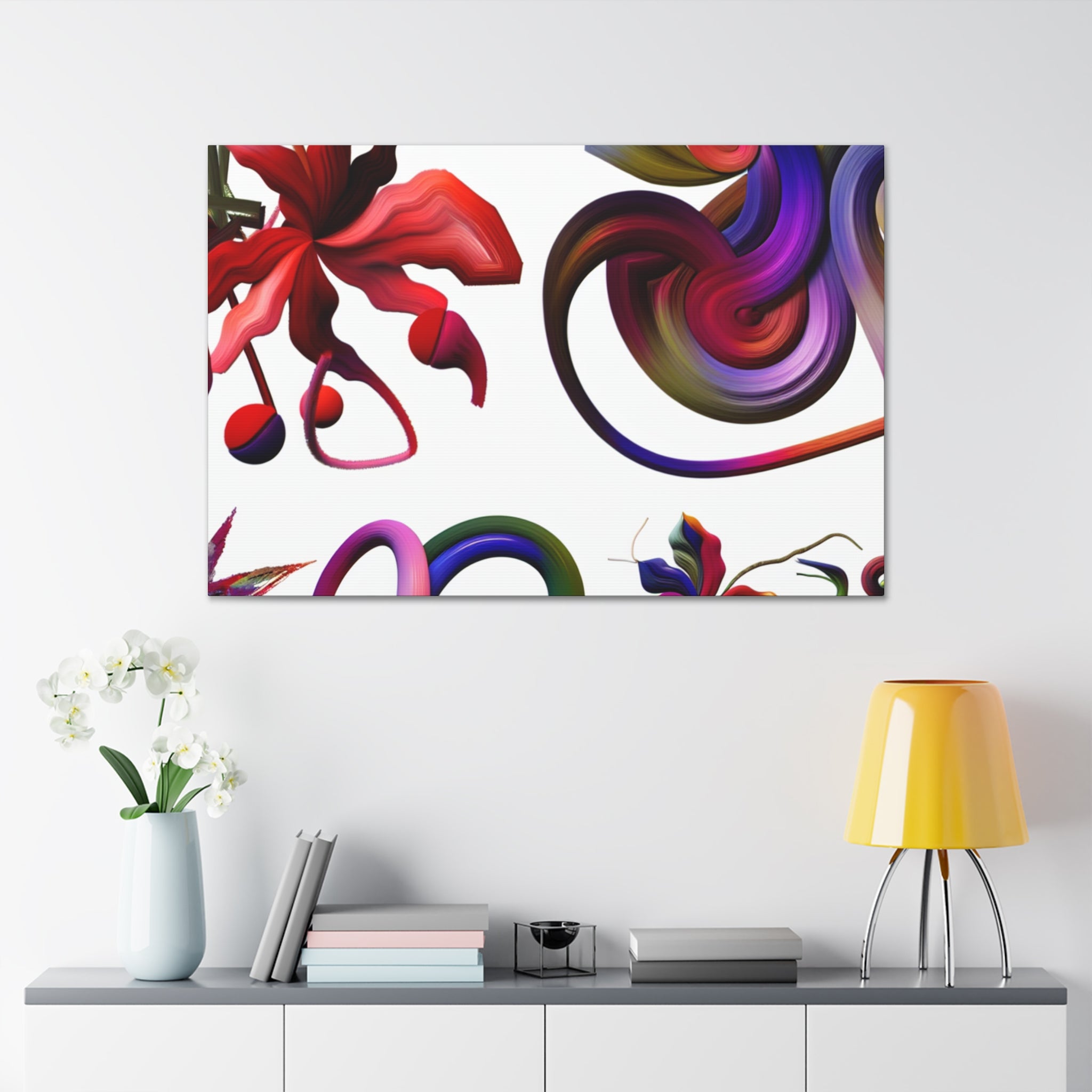 Botanical Whirl and Bloom | Canvas