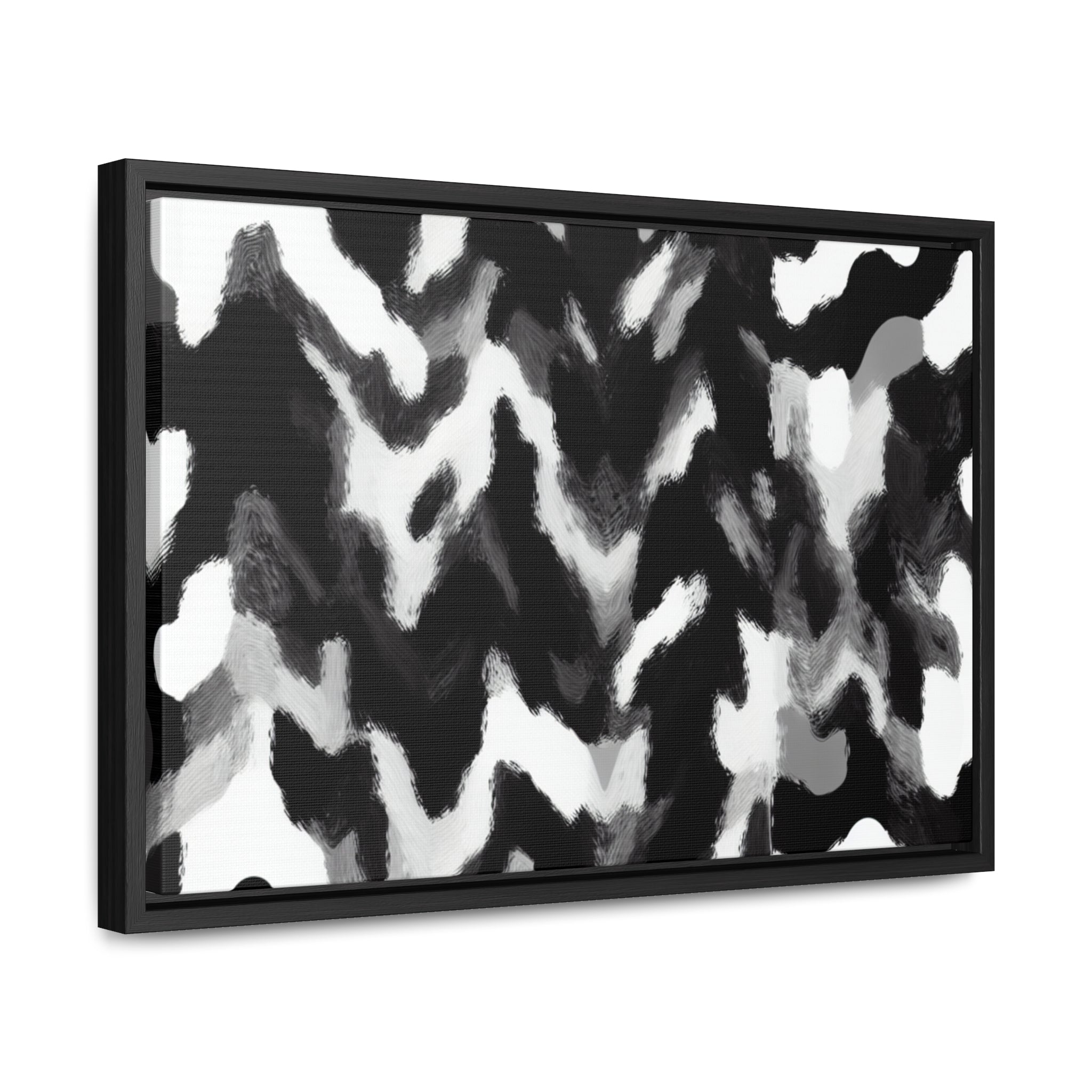 Rhythmic Duality | Framed Canvas