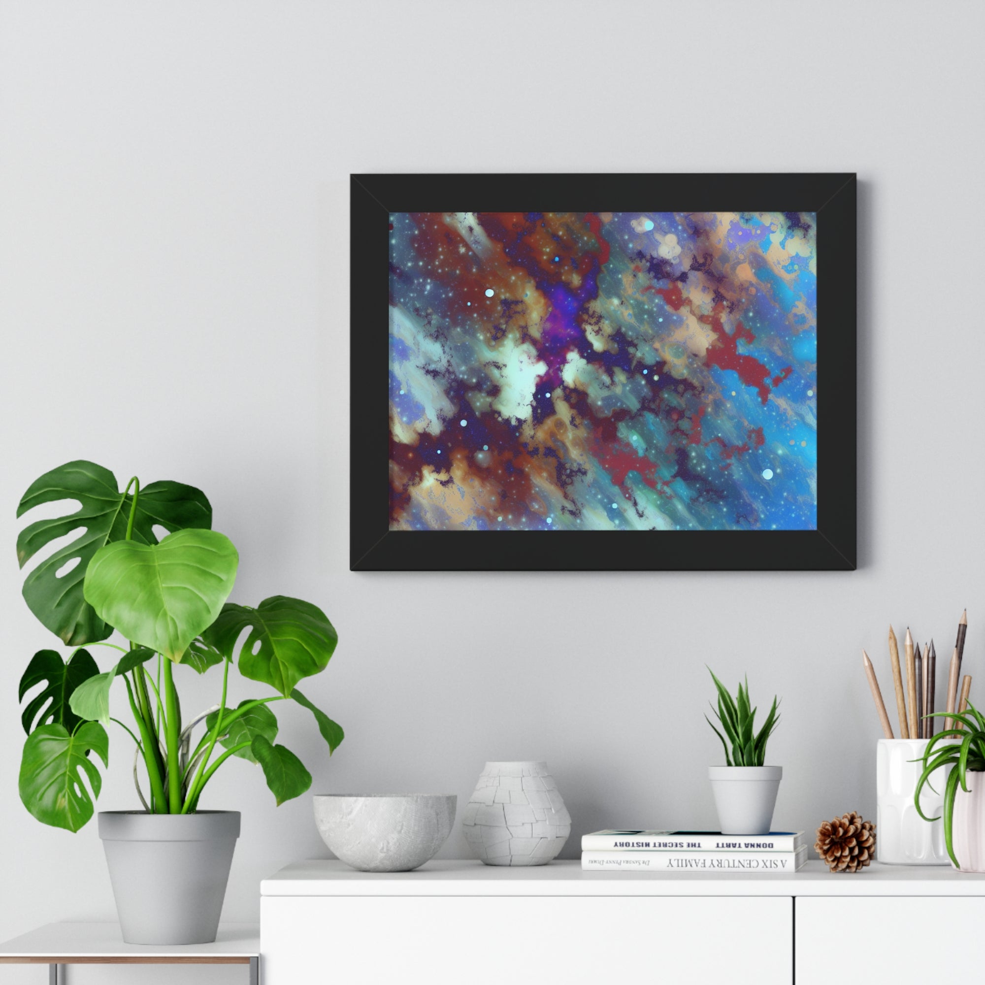 Stellar Whispers and Cosmic Dreams | Framed Print