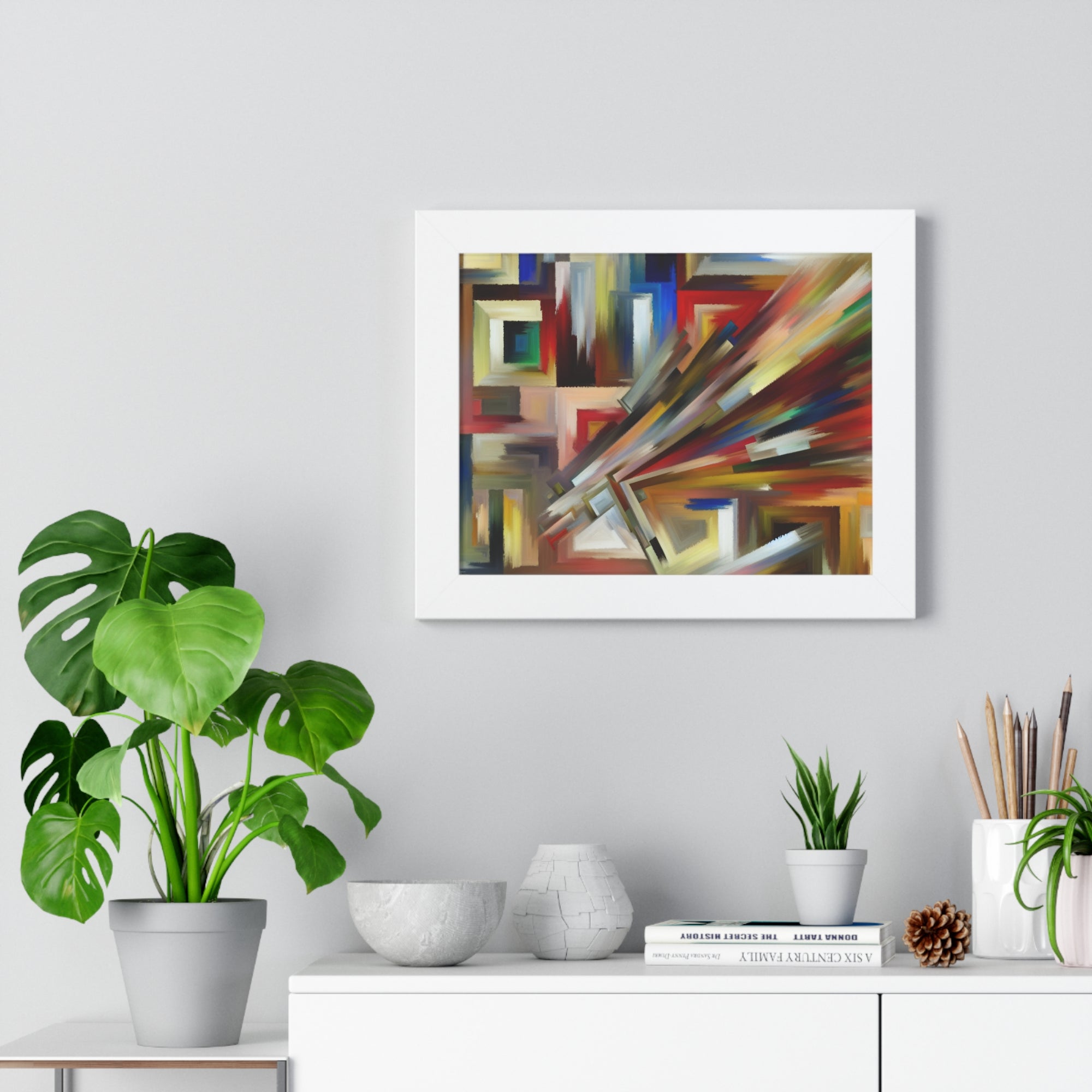 Urban Velocity and Chaos | Framed Print