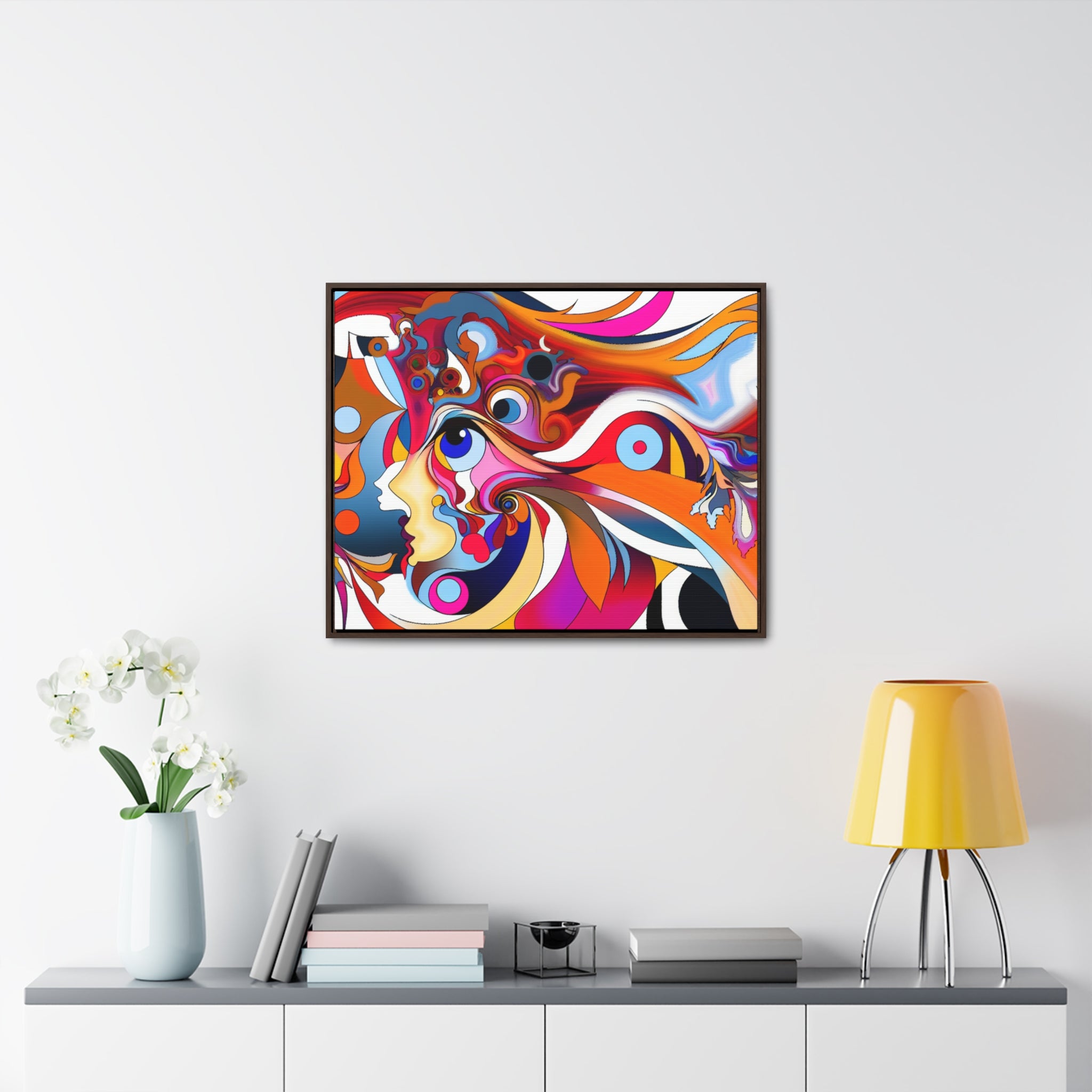 Chroma Dreamscape Fusion | Framed Canvas