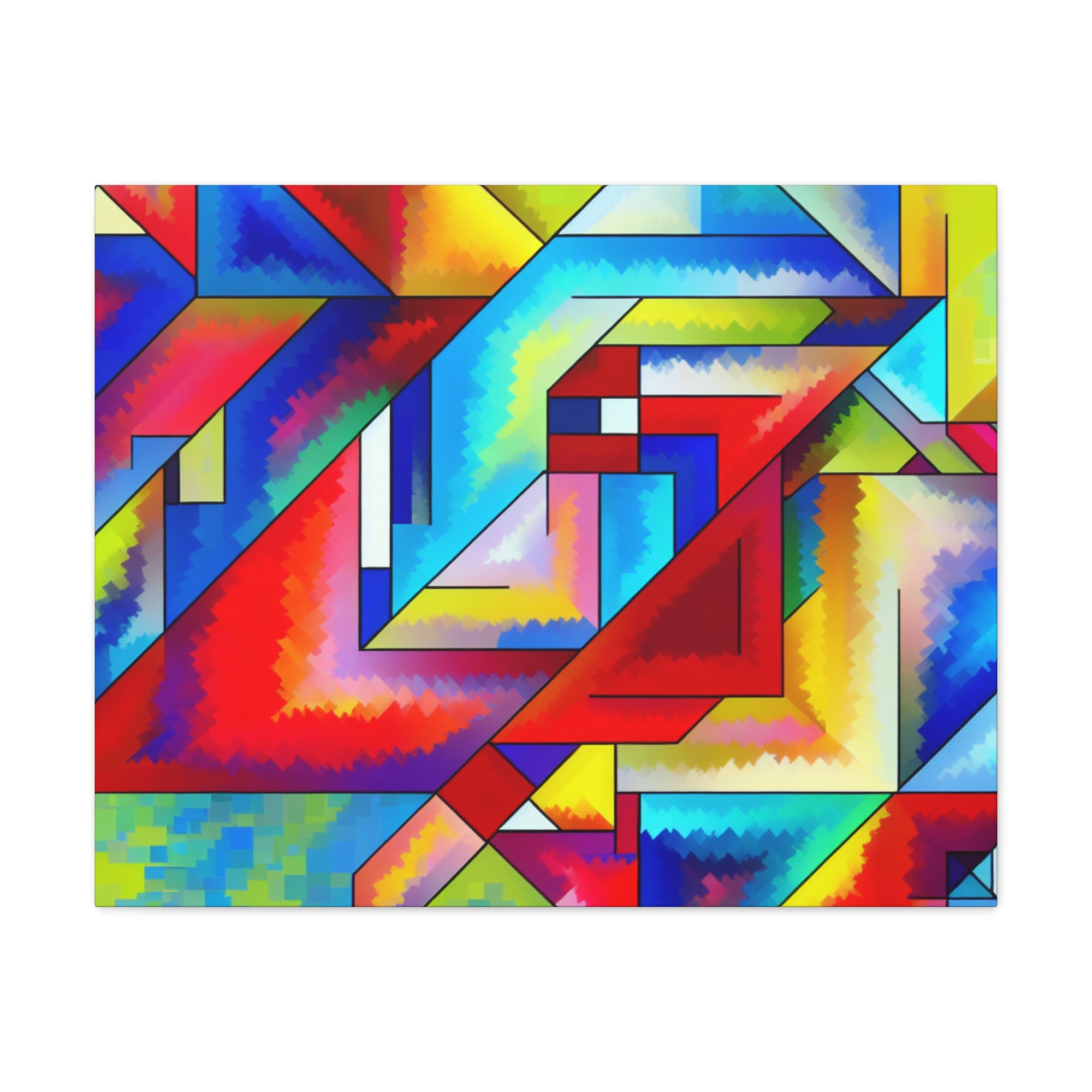 Energetic Harmony in Shapes | Canvas