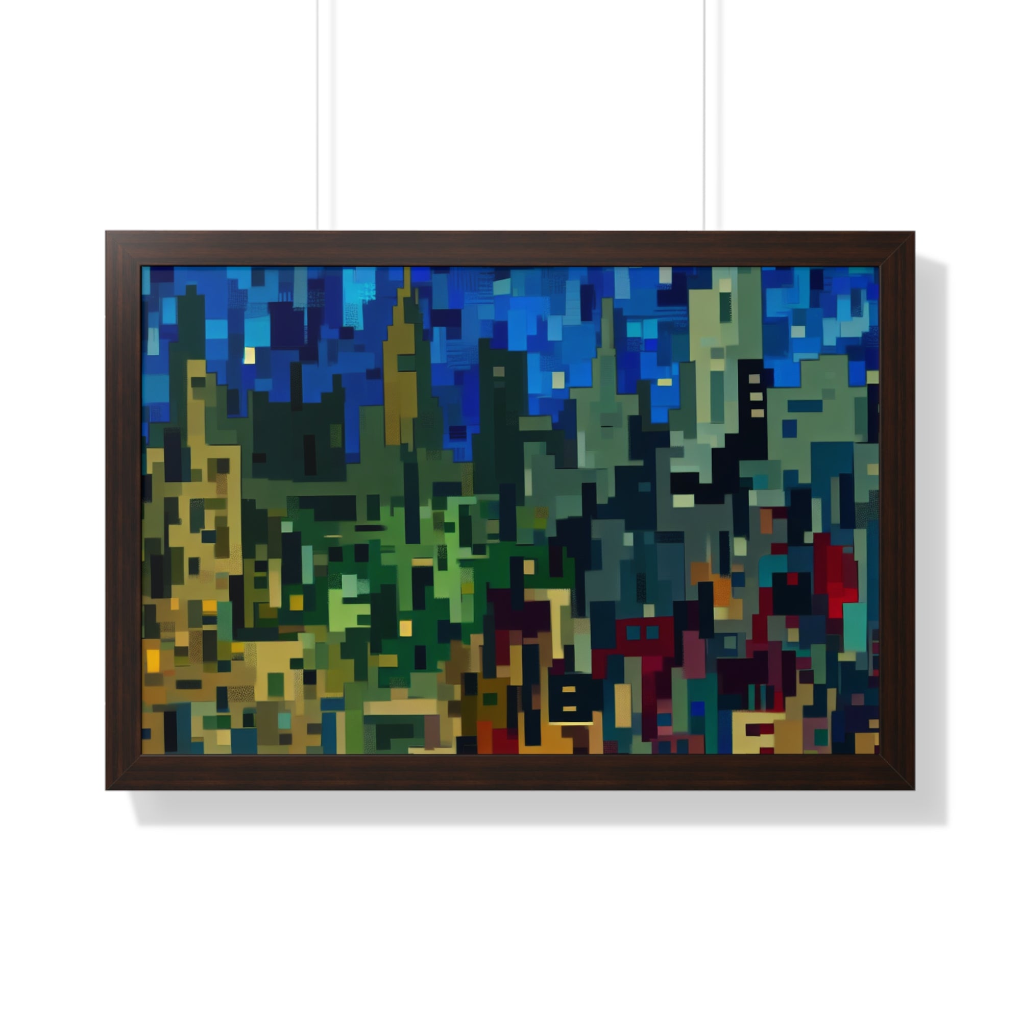 Metalline Urban Reverie | Framed Print