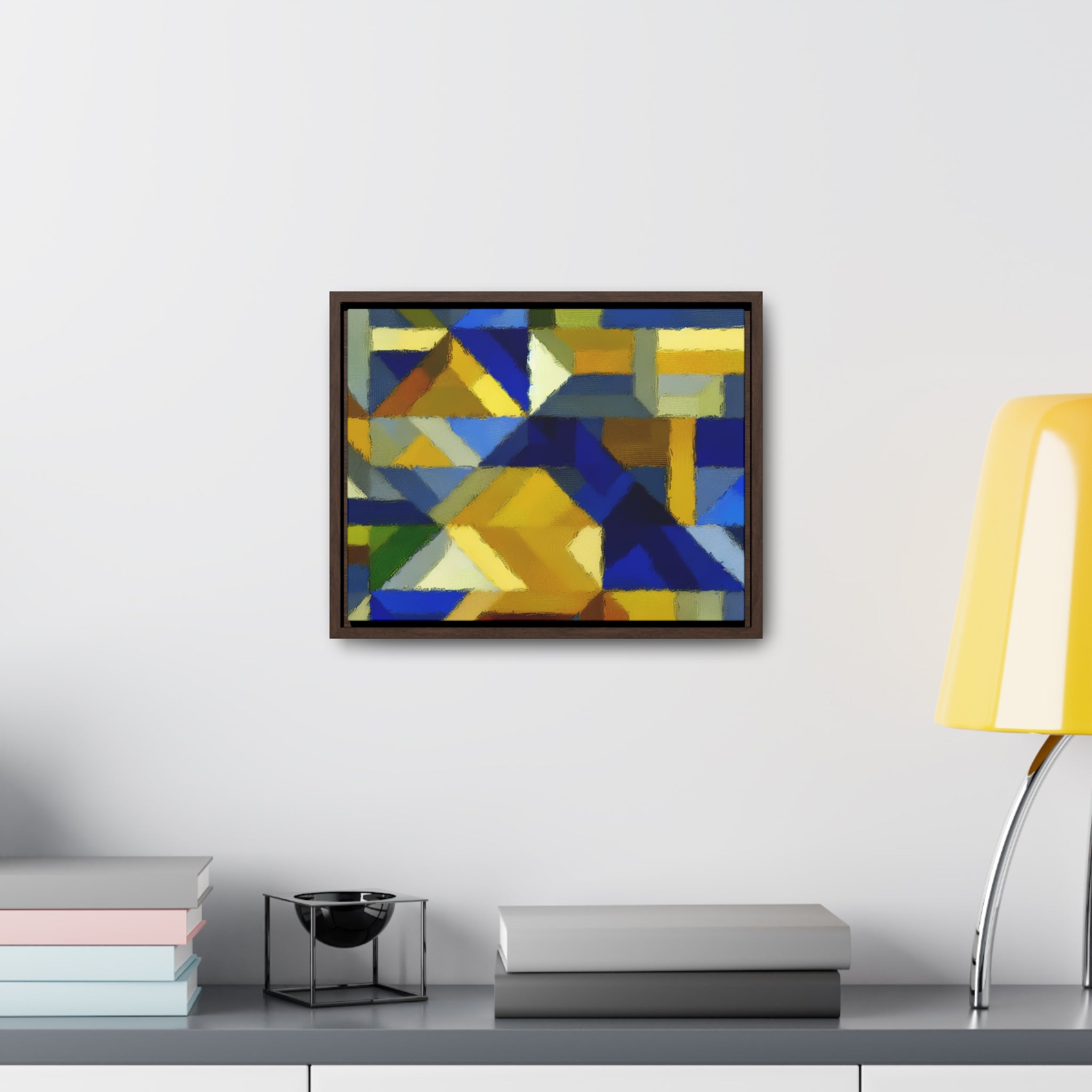 Fractured Vibrance and Motion | Framed Canvas