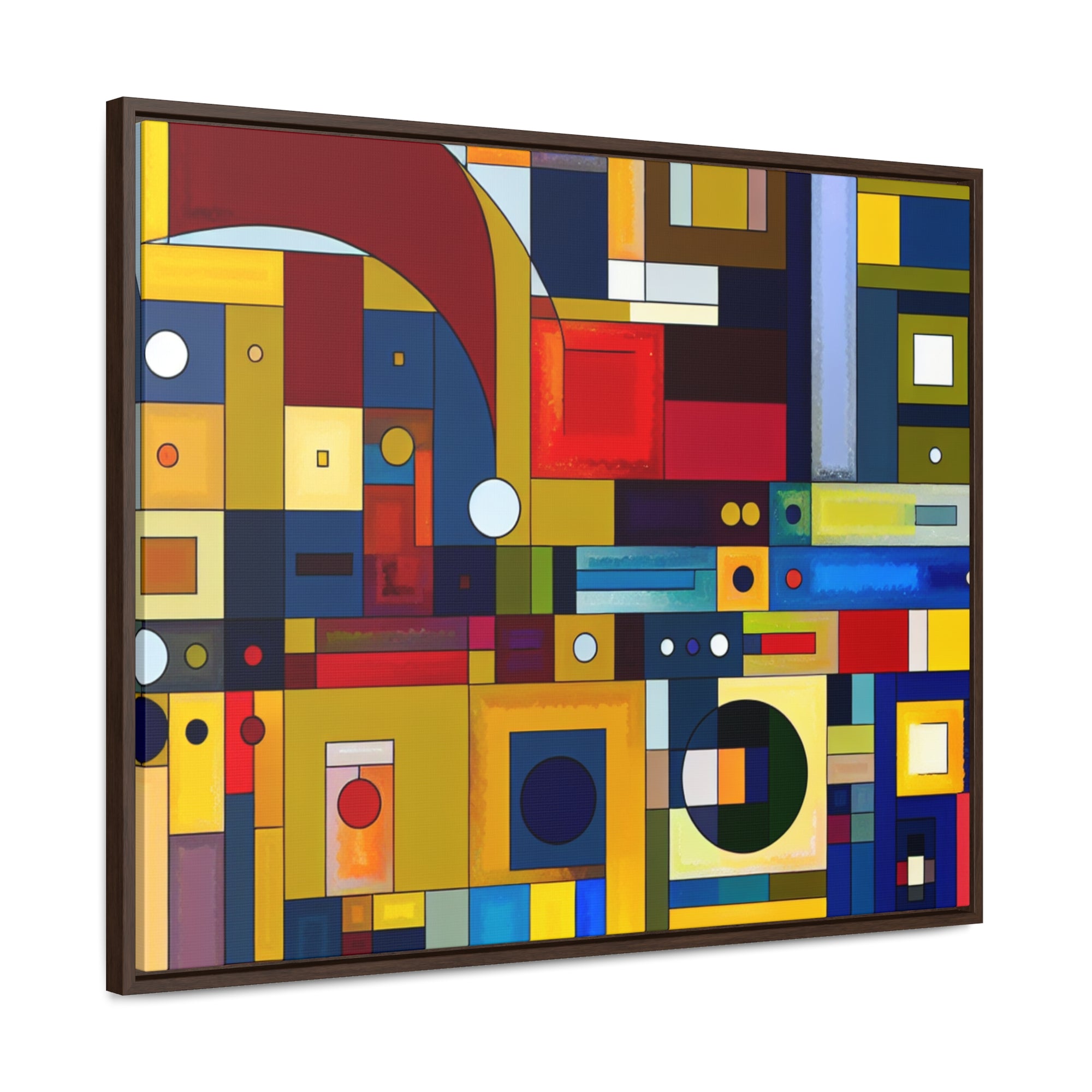 Chromatic Intersections | Framed Canvas