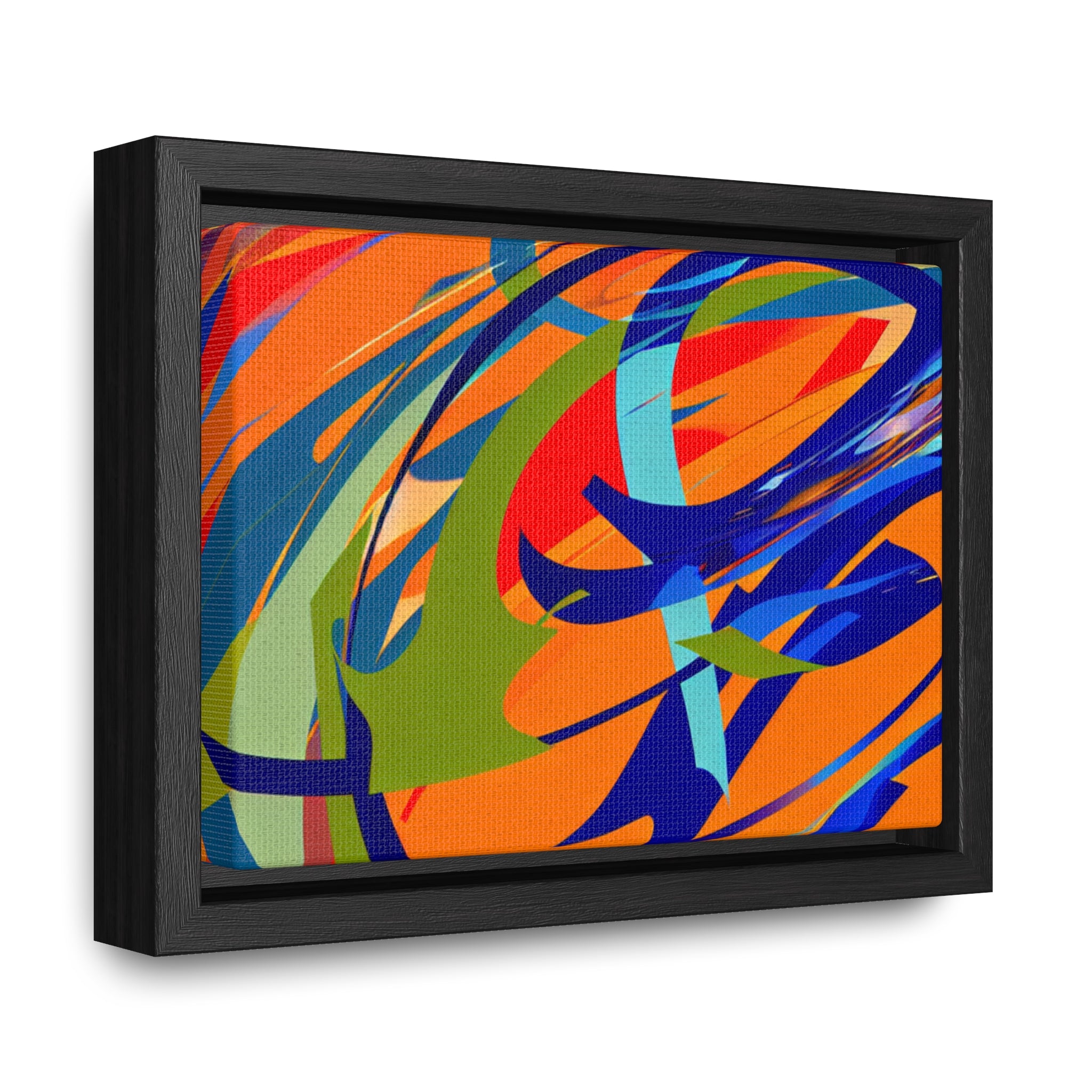 Chromatic Reverie and Motion | Framed Canvas