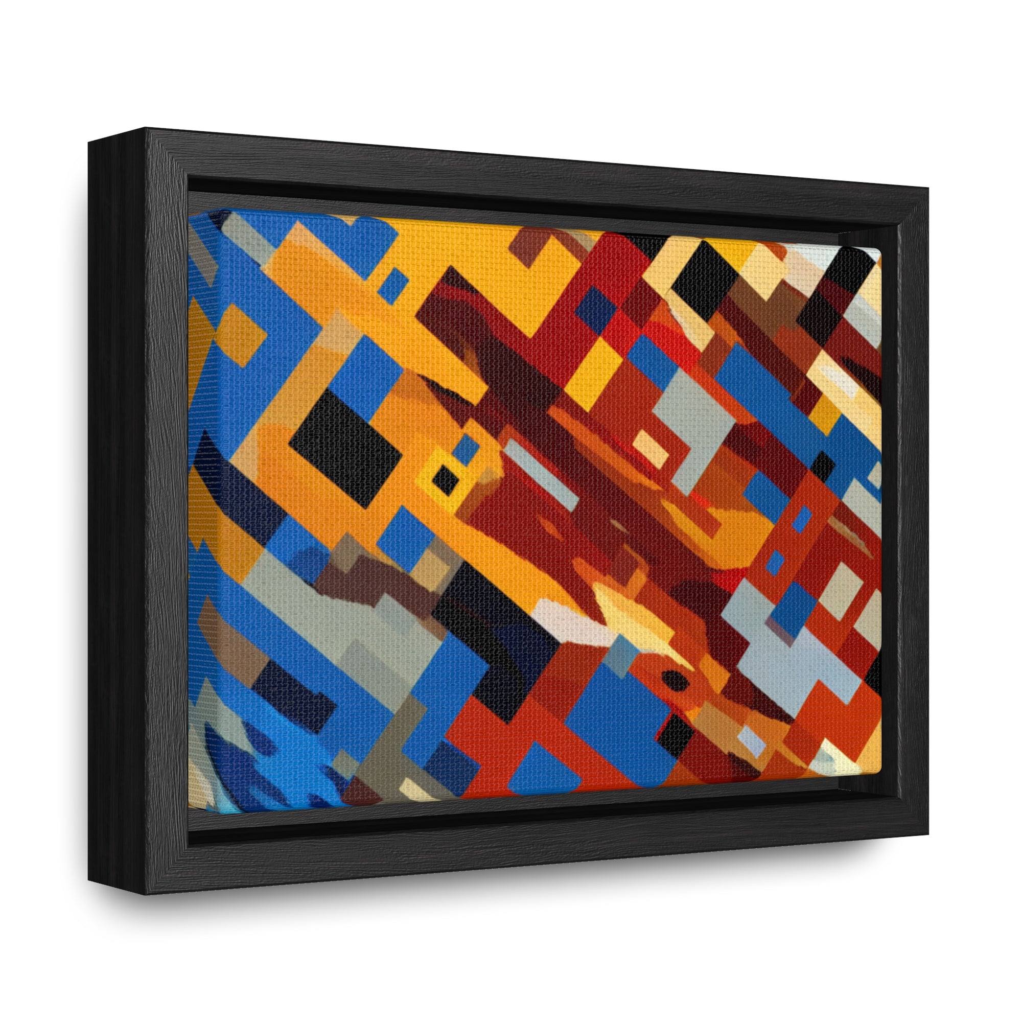 Urban Pulse and Shadows | Framed Canvas