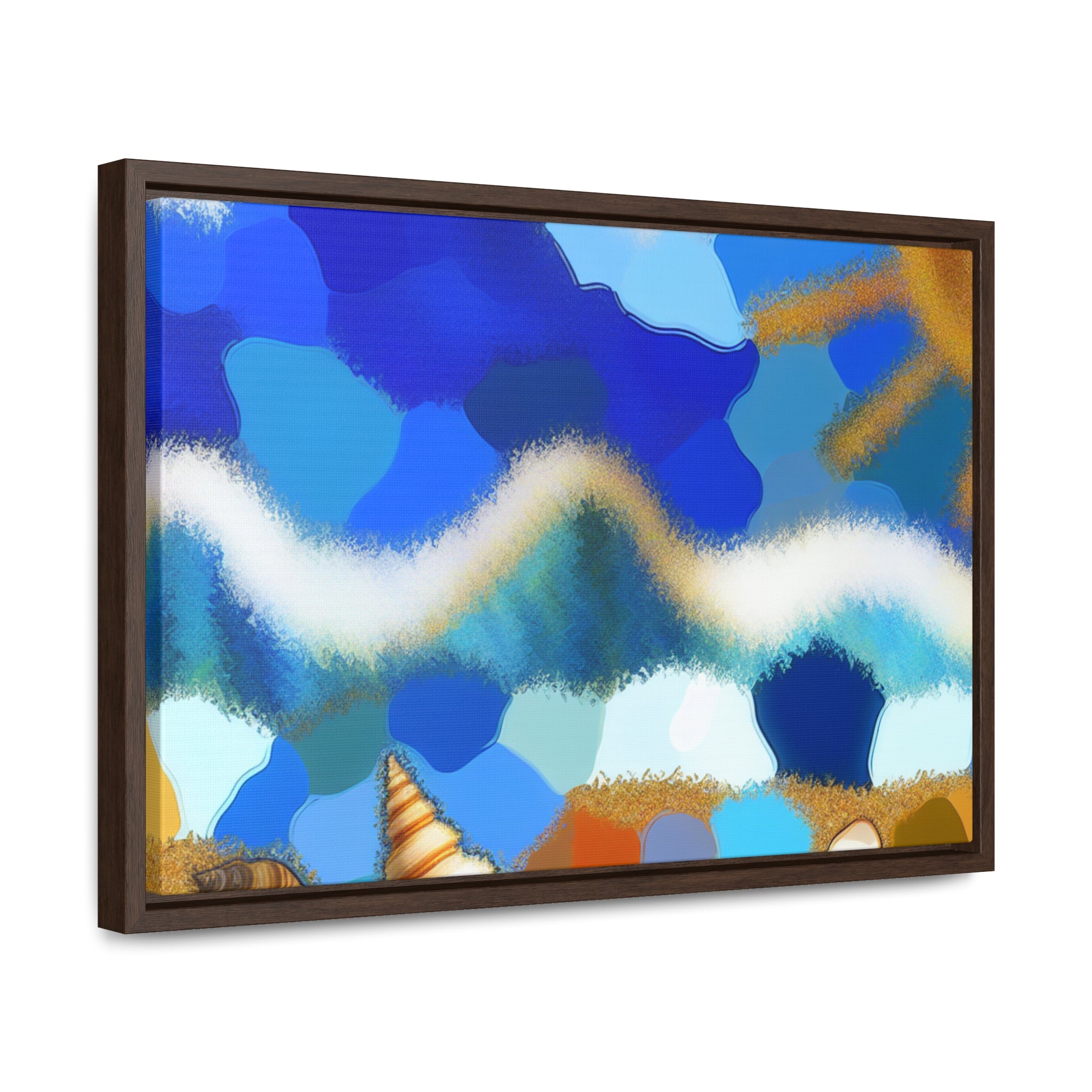 Tidal Dreams and Sunlight | Framed Canvas