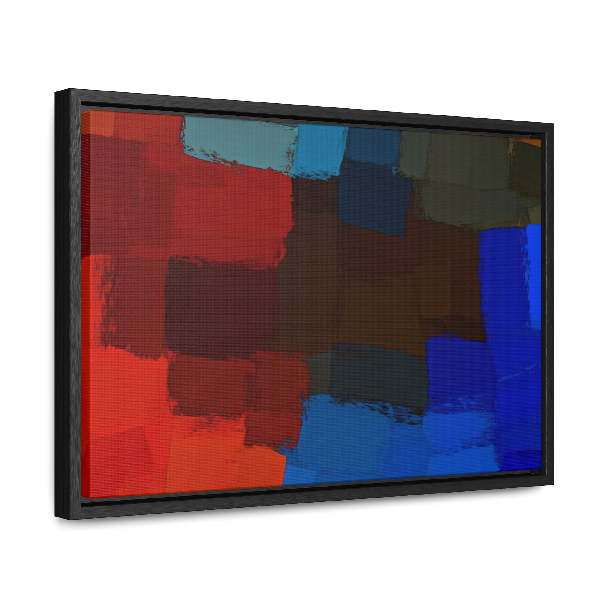 Chromatic Interplay and Duet | Framed Canvas