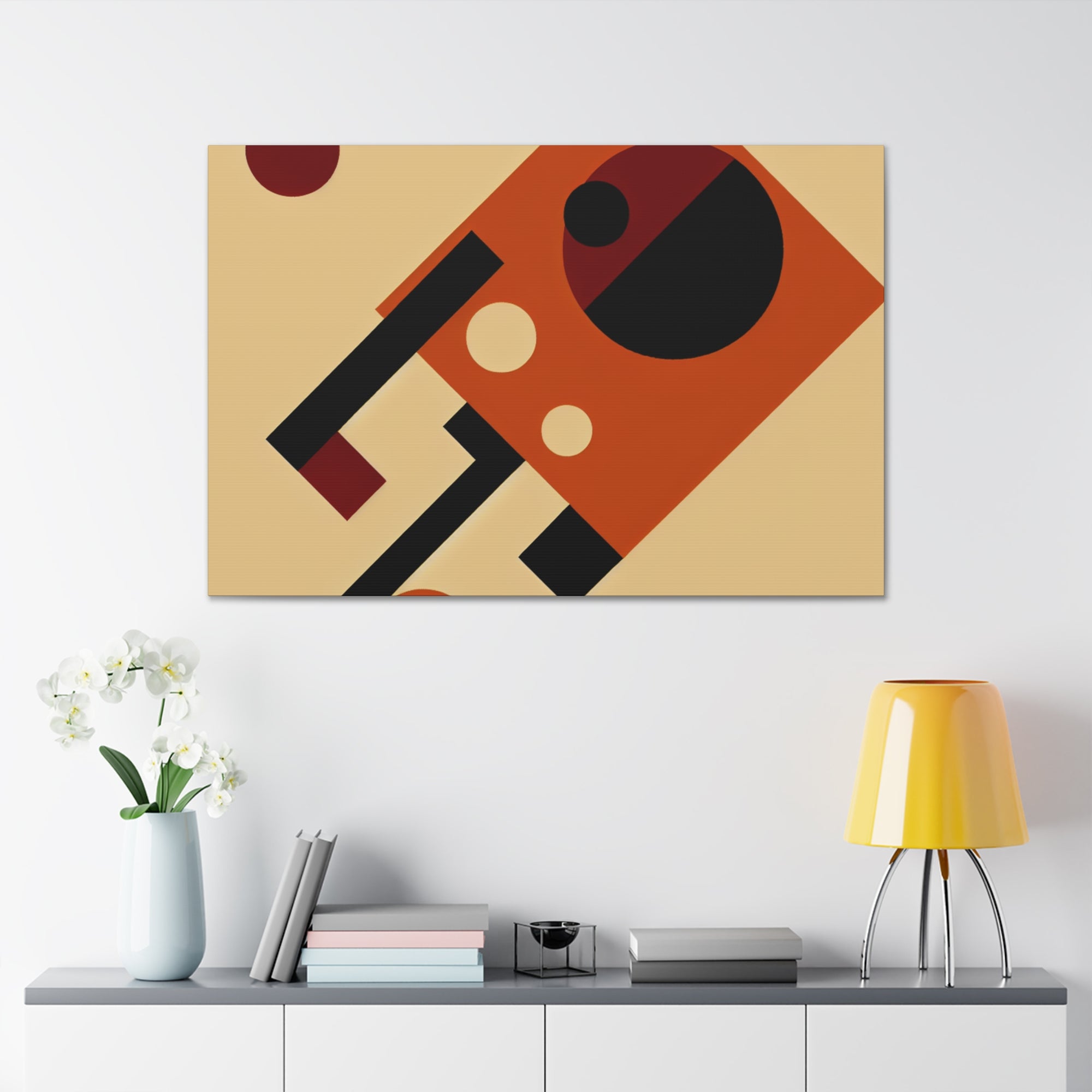 Fiery Harmony of Shapes | Canvas