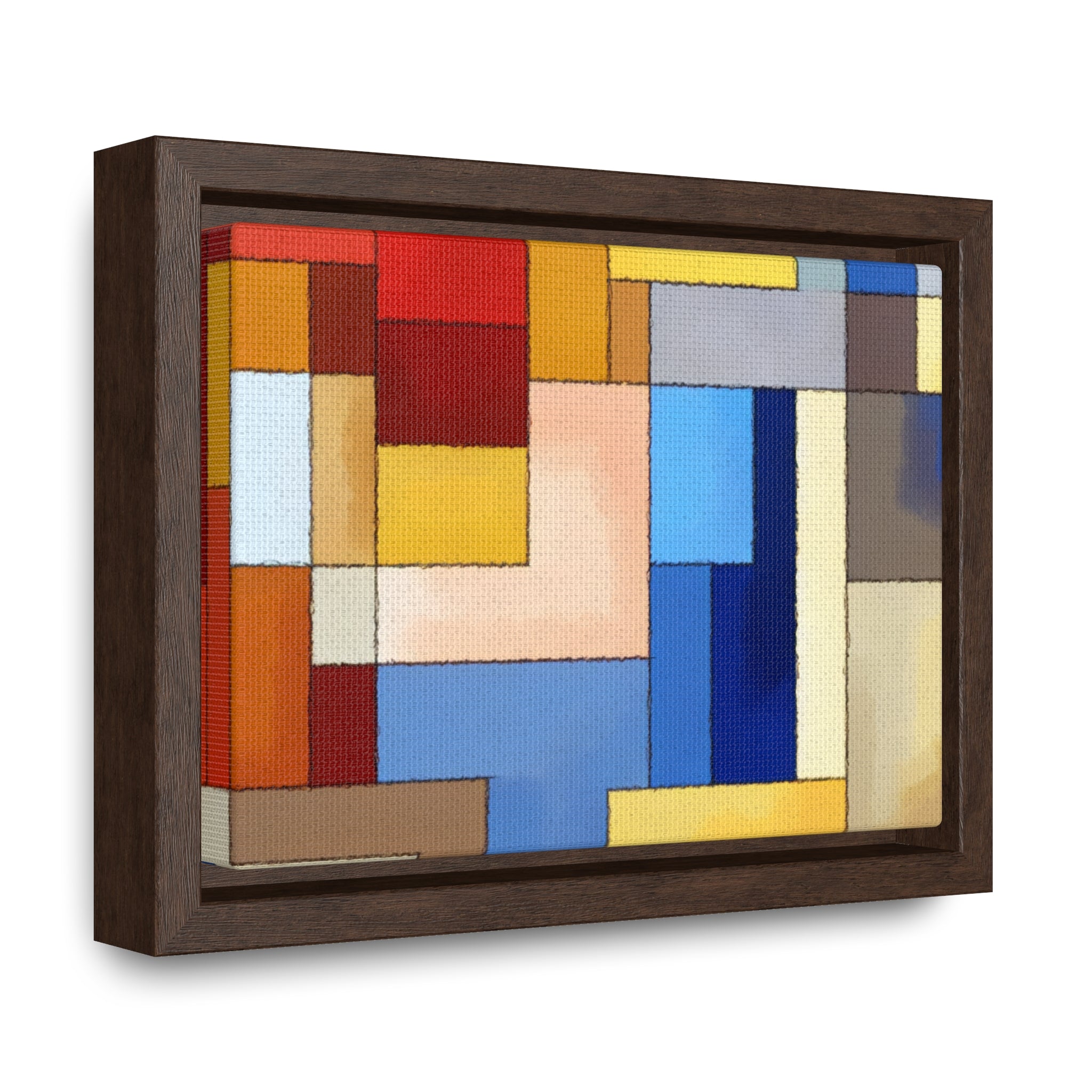 Fragmented Resonance | Framed Canvas