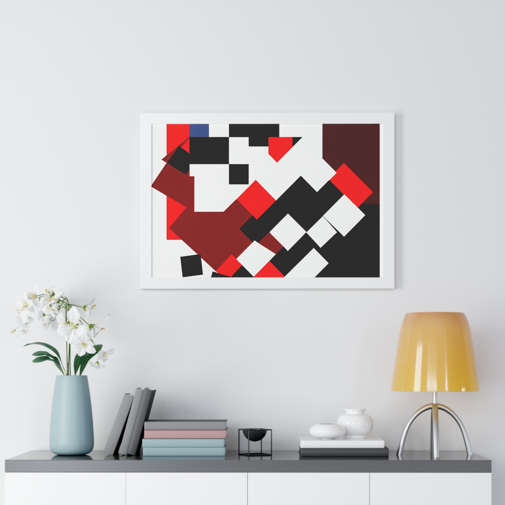 Eclipsed Geometry and Emotion | Framed Print