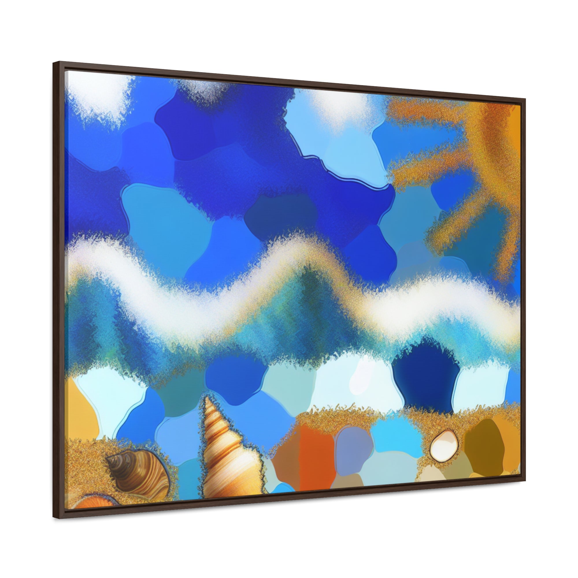 Tidal Dreams and Sunlight | Framed Canvas