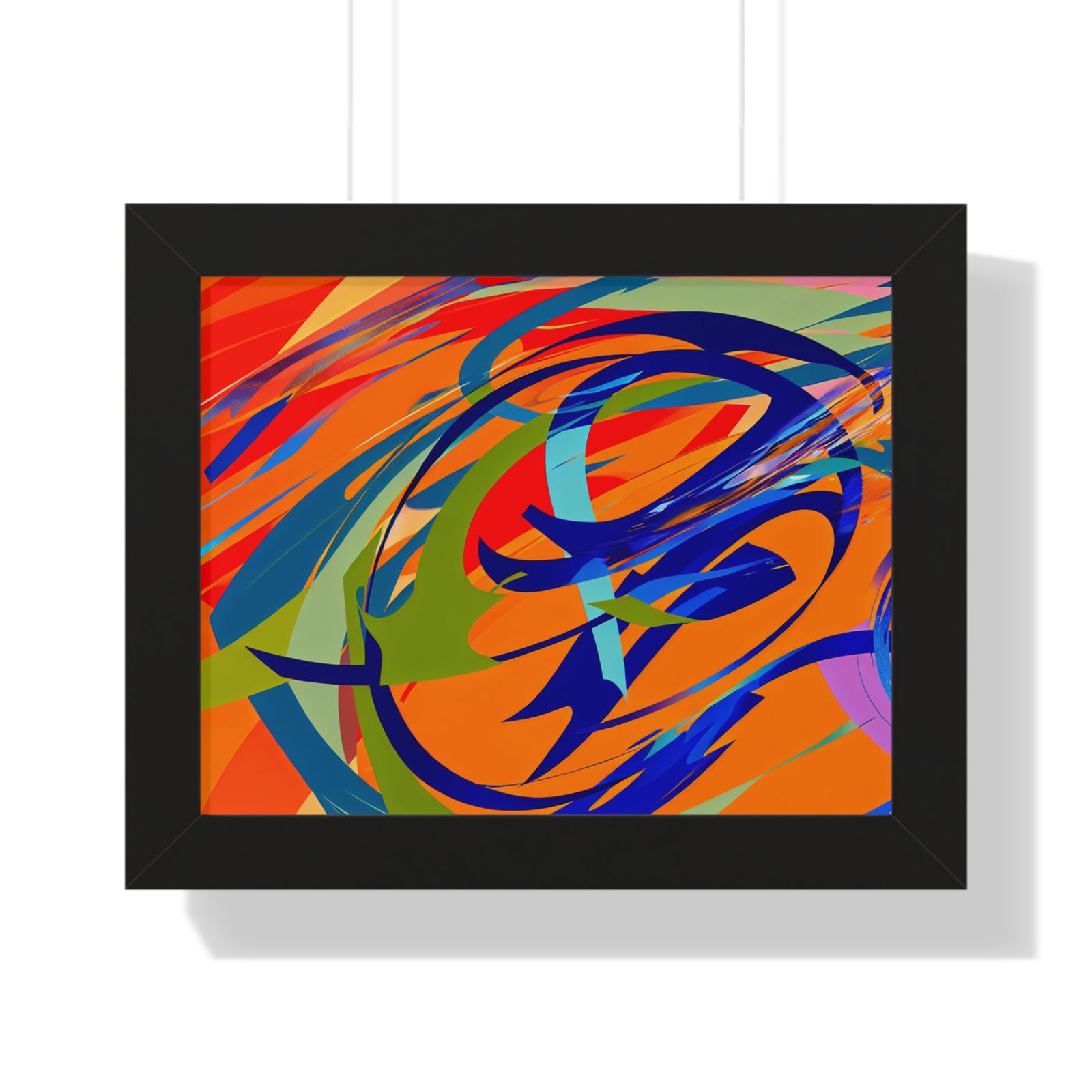 Chromatic Reverie and Motion | Framed Print