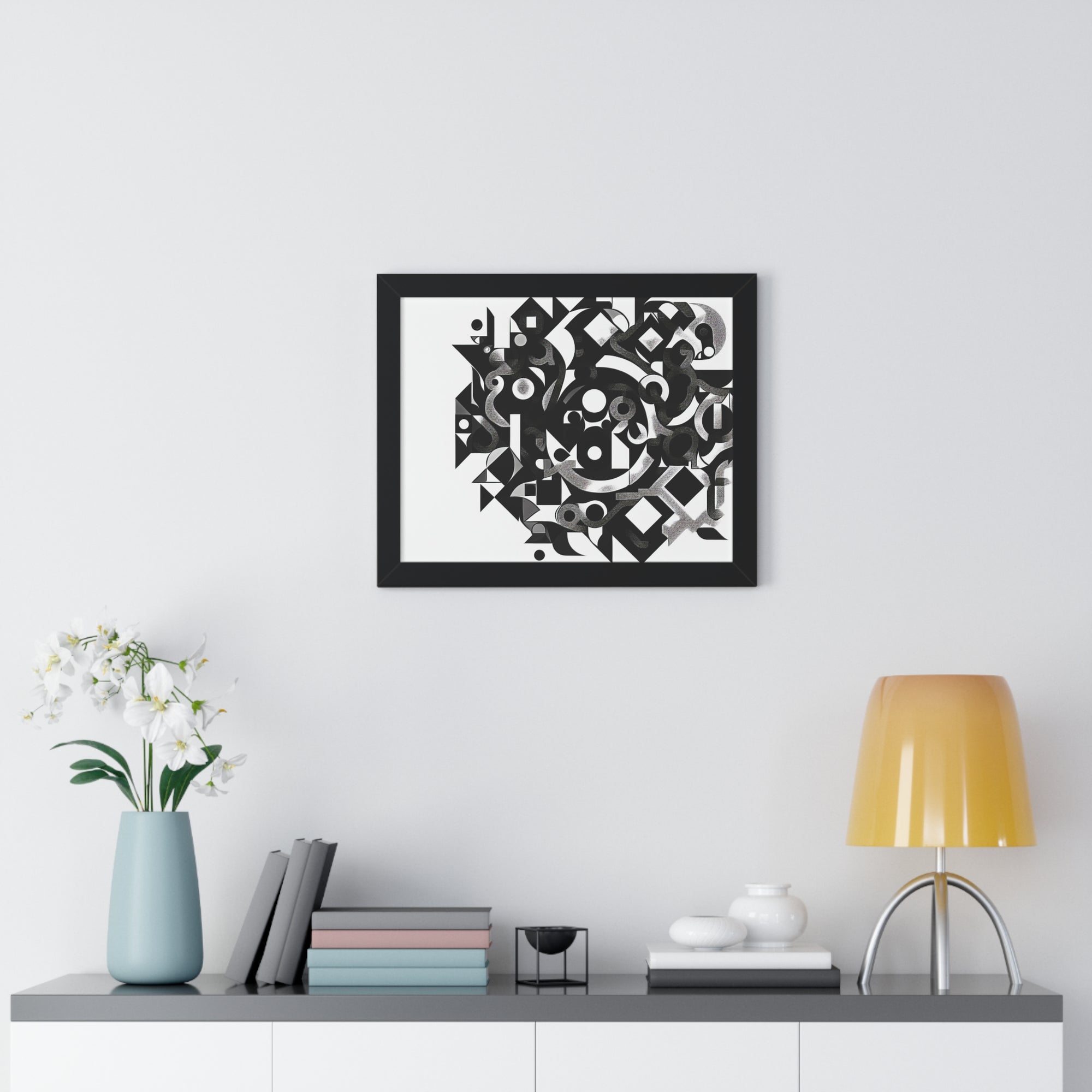 Eclipse of Contrast | Framed Print