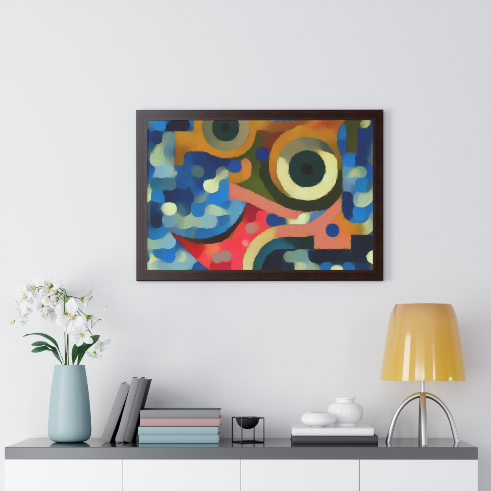 Oceanic Whispers and Kaleidoscope Dreams | Framed Print