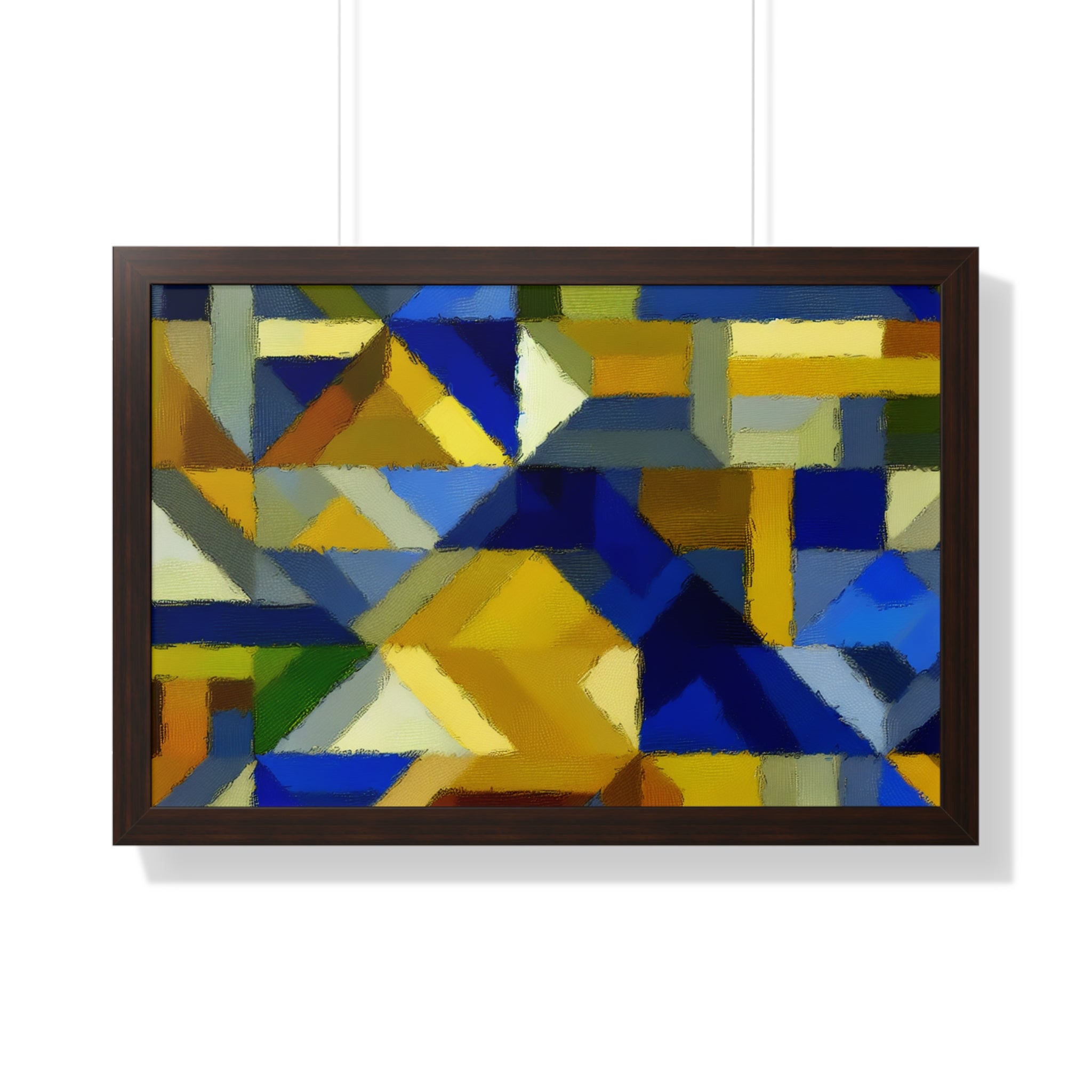 Fractured Vibrance and Motion | Framed Print