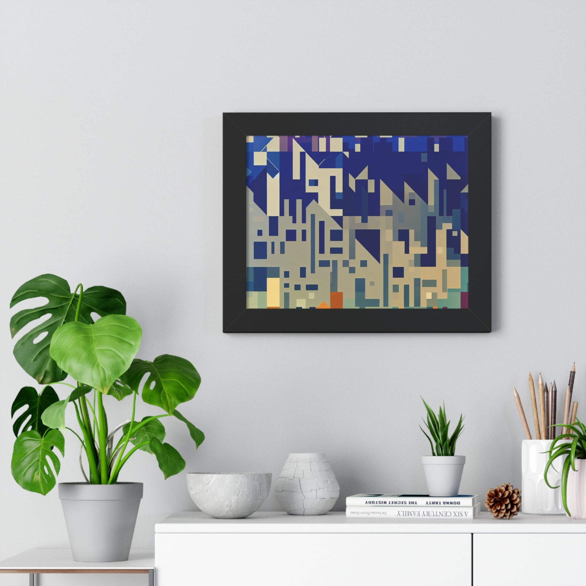 Urban Echoes and Silhouettes | Framed Print