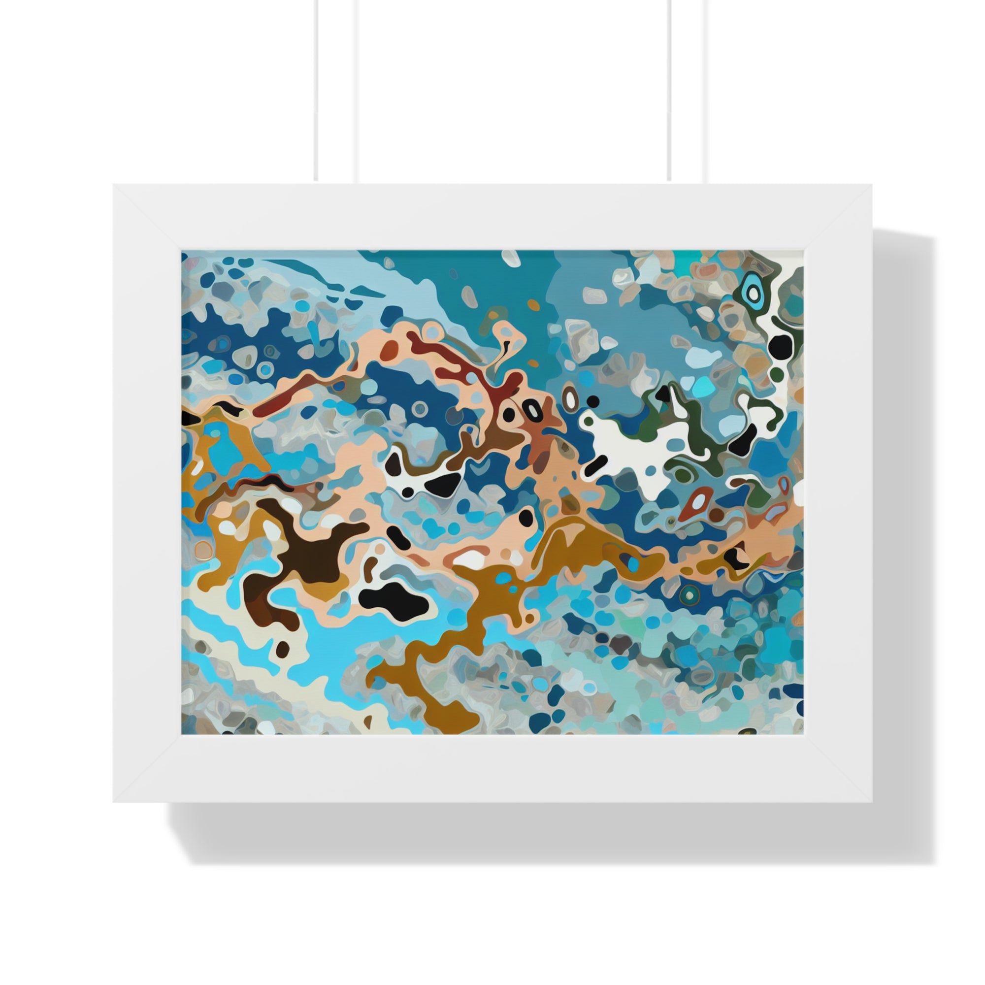 Tidal Whispers and Sands | Framed Print