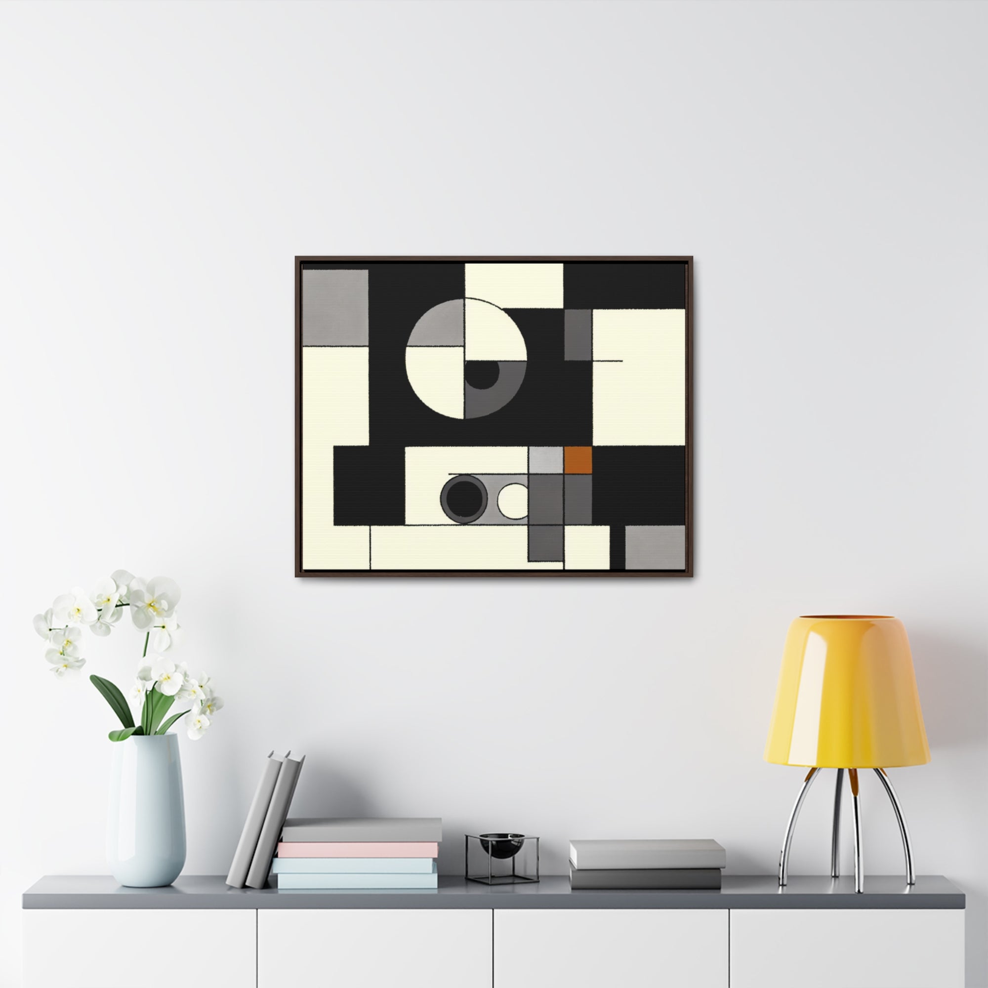 Duality in Motion | Framed Canvas