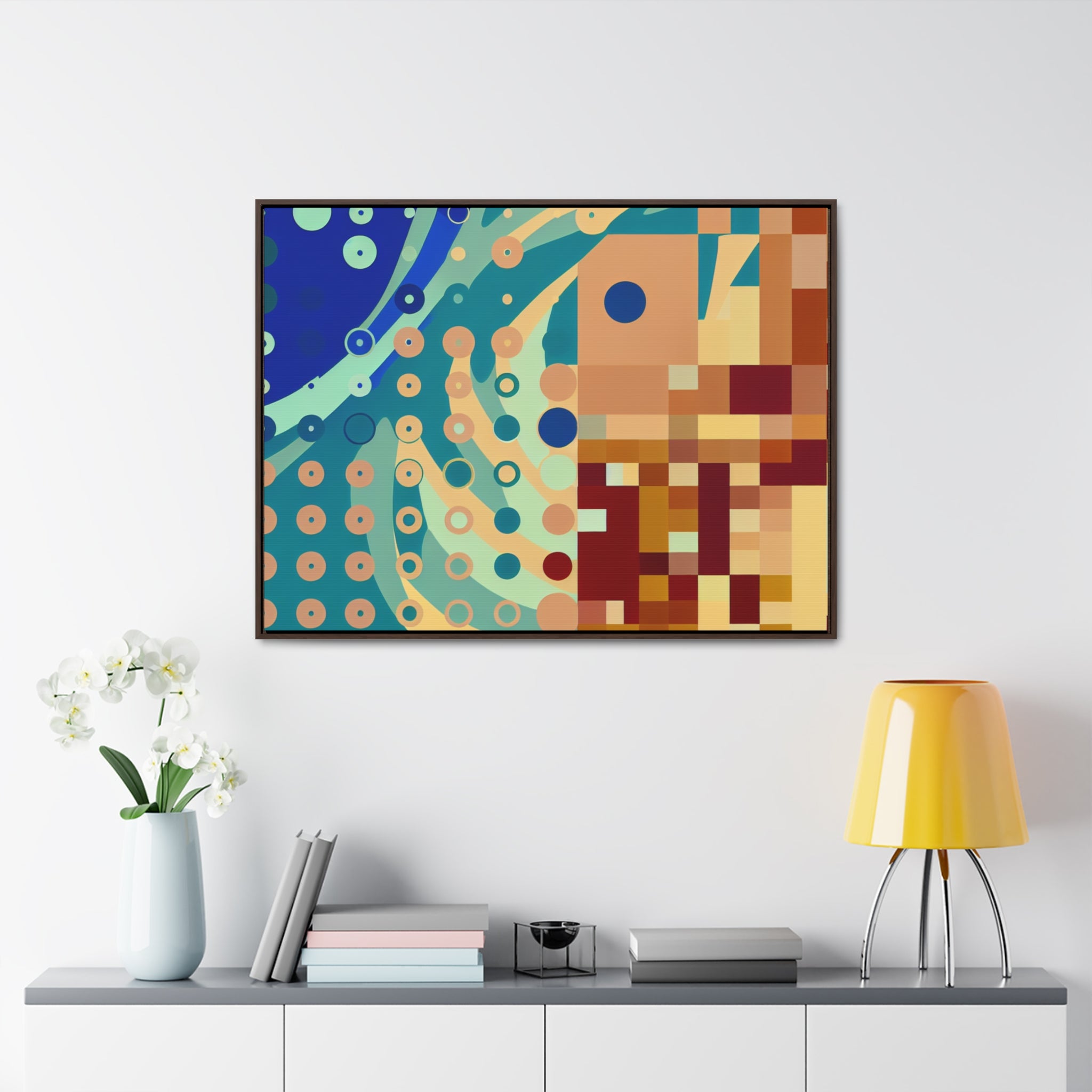 Whirlwind of Colors | Framed Canvas