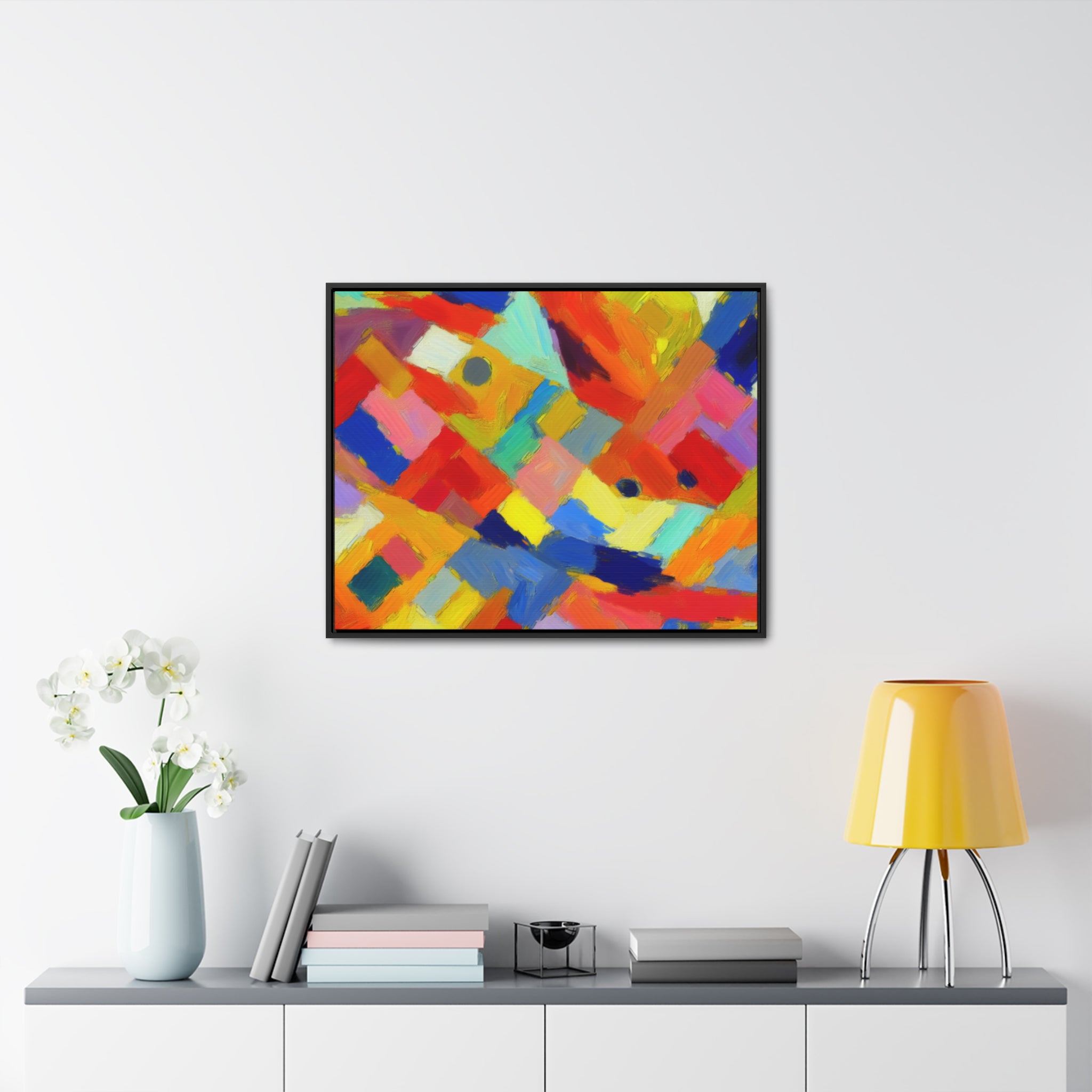 Dynamic Harmony in Color | Framed Canvas