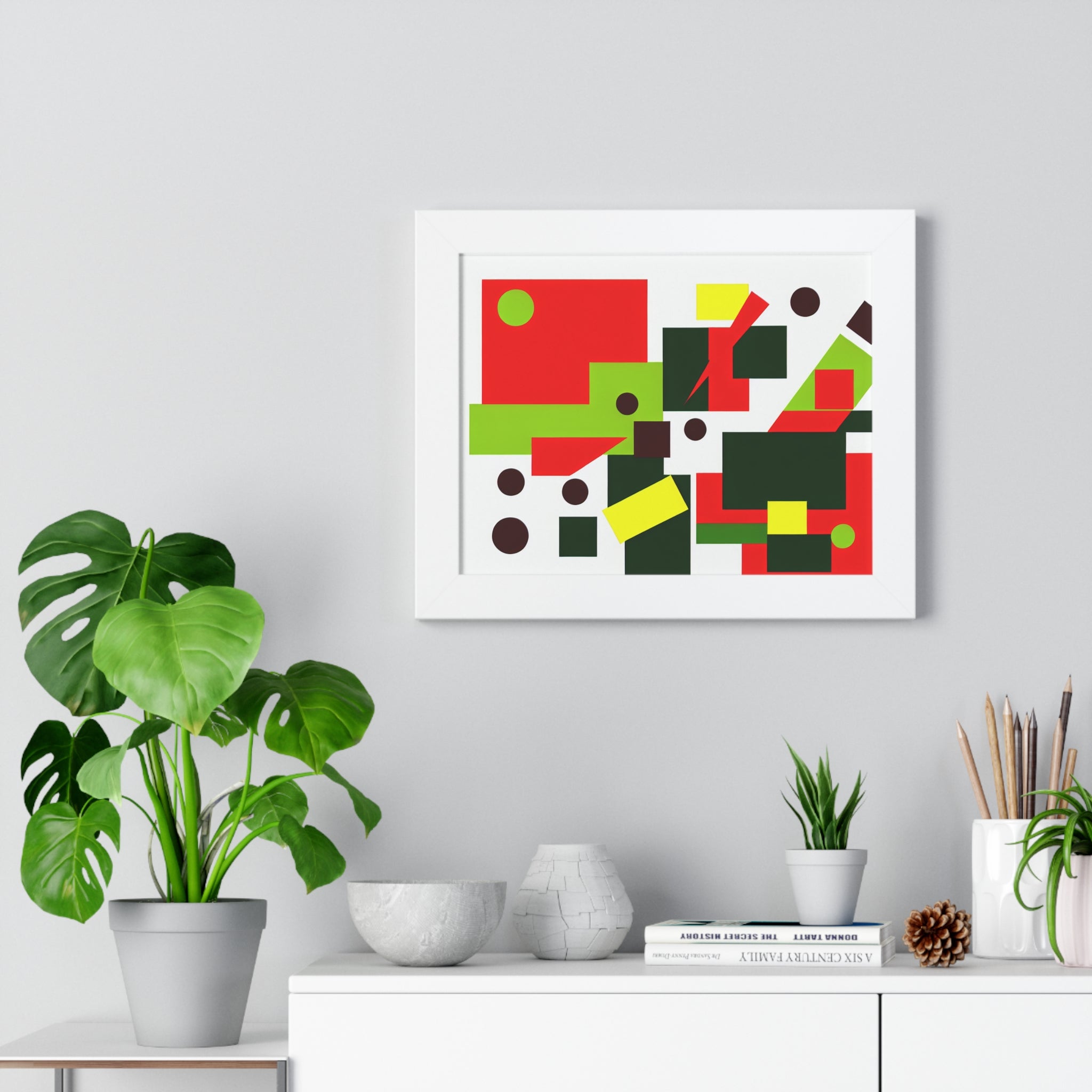 Chromatic Chaos and Order | Framed Print