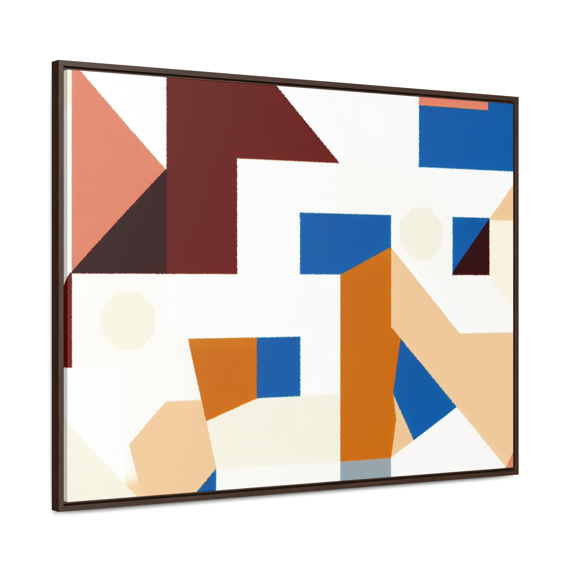 Rhythmic Fragments of Color | Framed Canvas