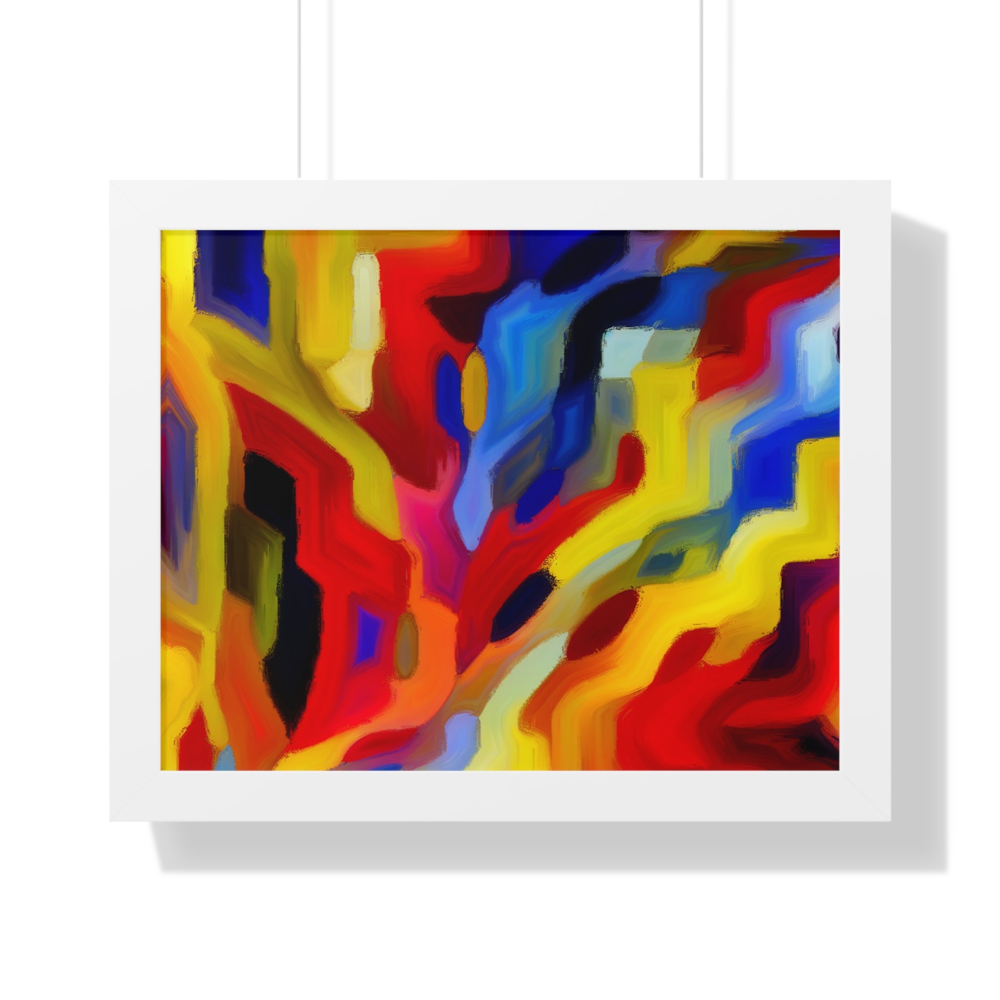 Chromatic Chaos Unveiled | Framed Print