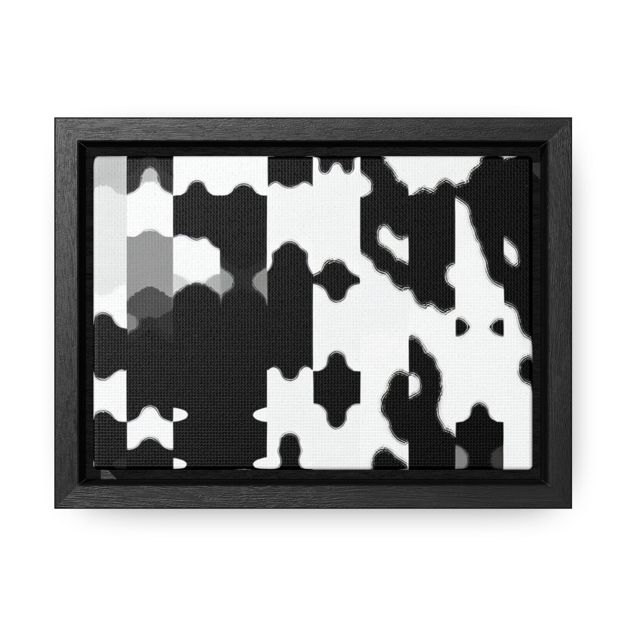 Tension in Monochrome | Framed Canvas