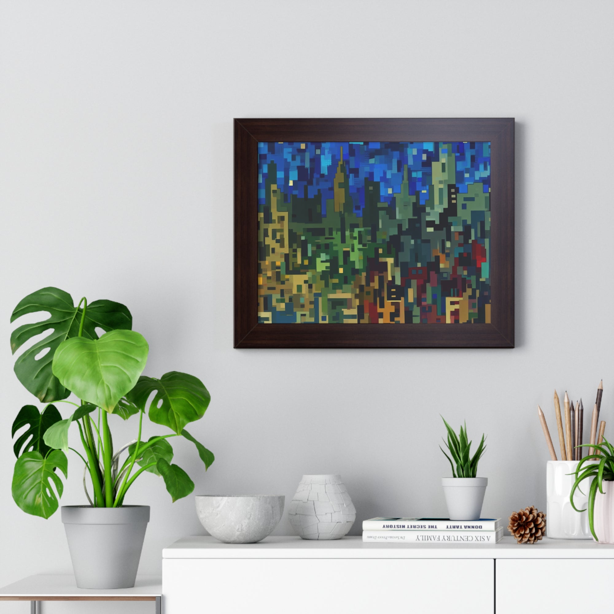 Metalline Urban Reverie | Framed Print