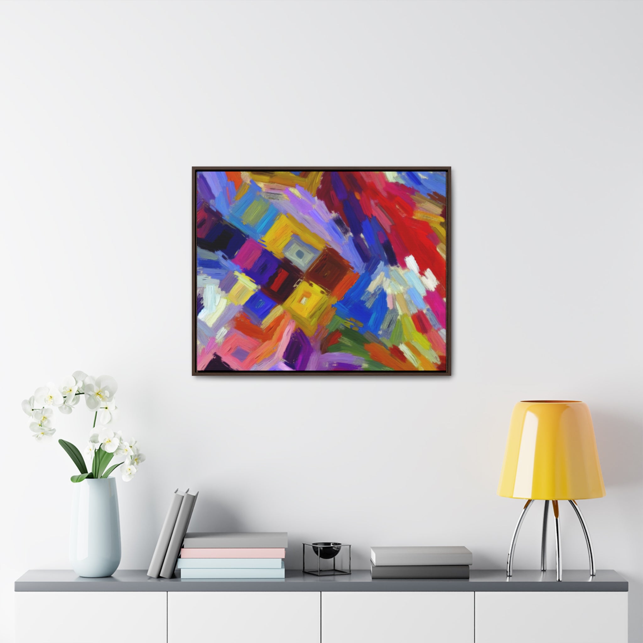 Chromatic Serenade | Framed Canvas