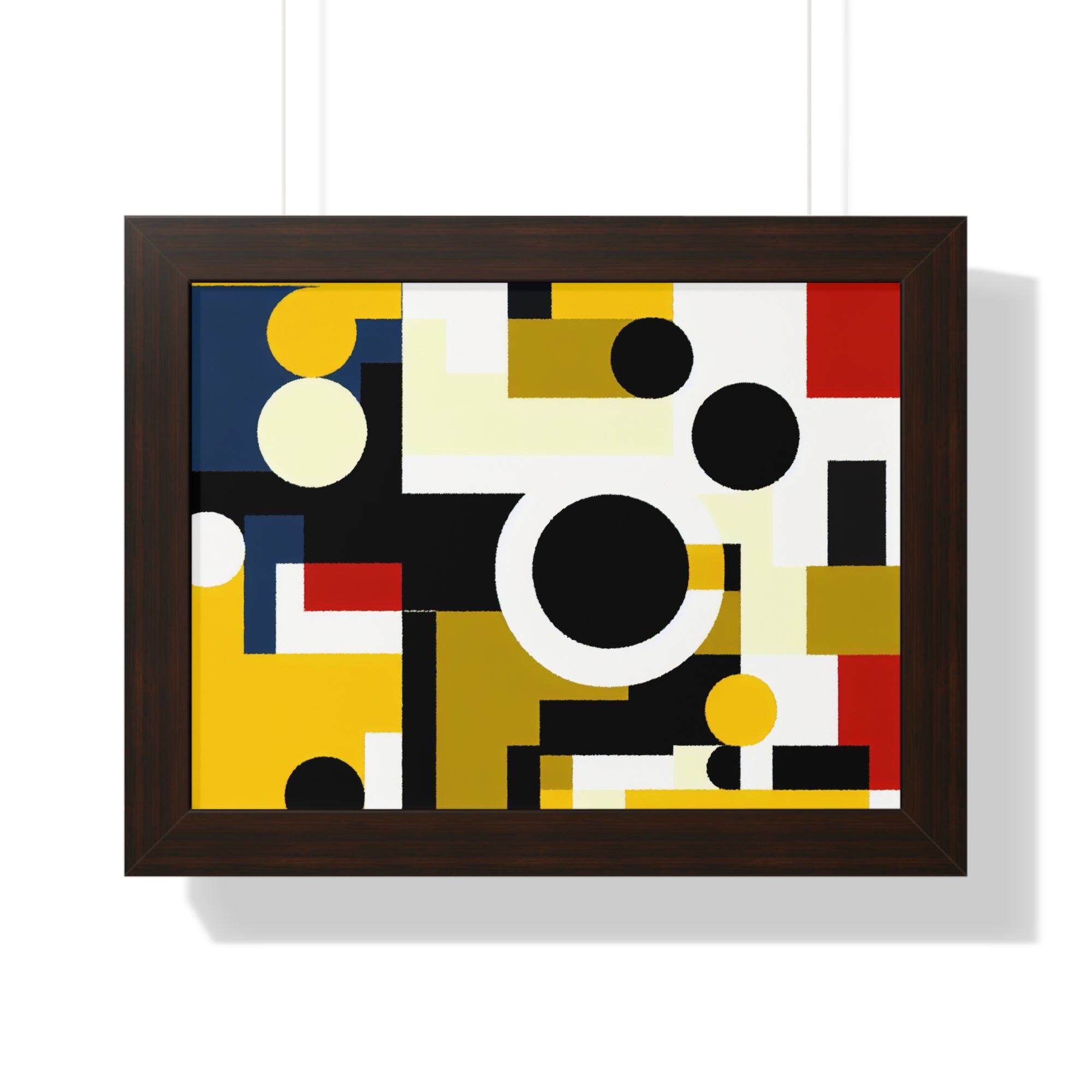 Energized Geometric Harmony | Framed Print