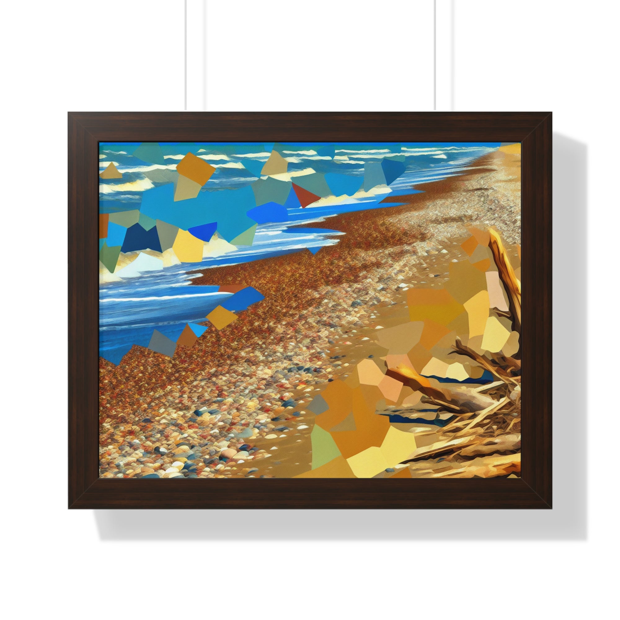 Tidal Whispers and Sunlight | Framed Print