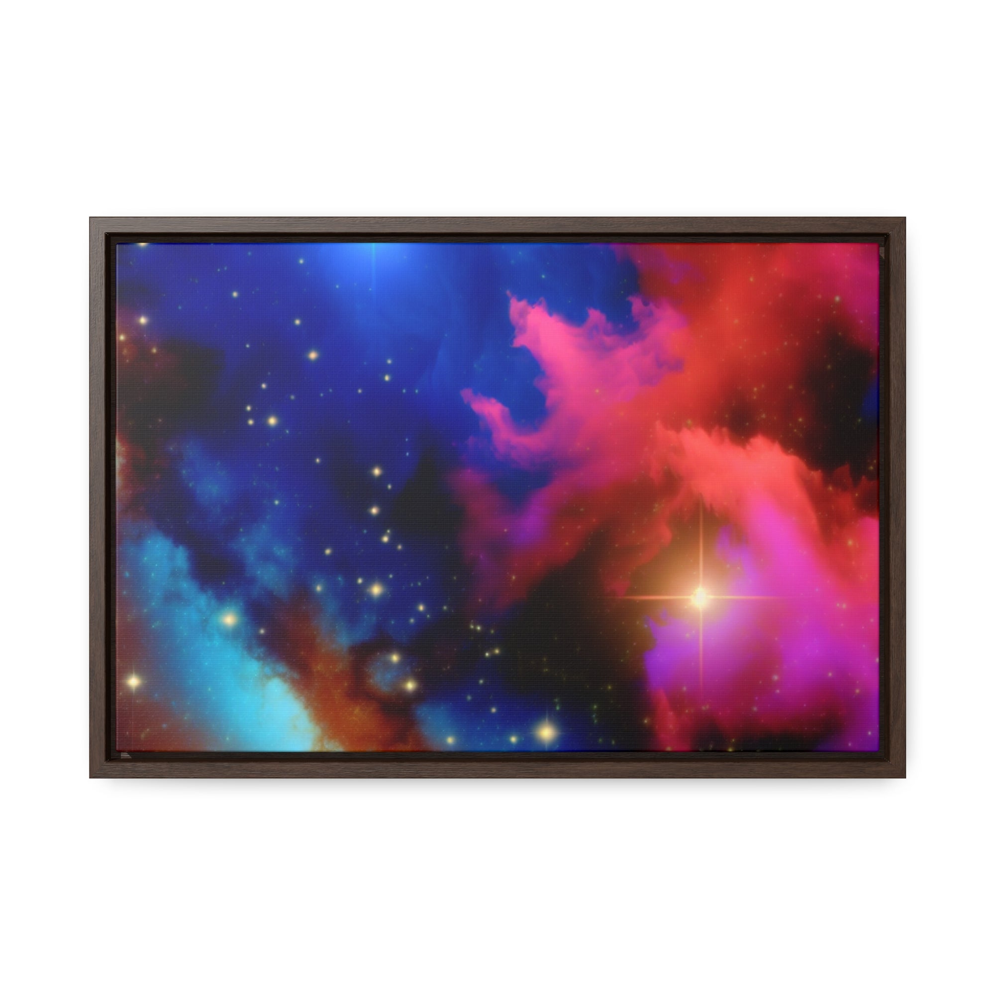 Celestial Whirl and Daze | Framed Canvas