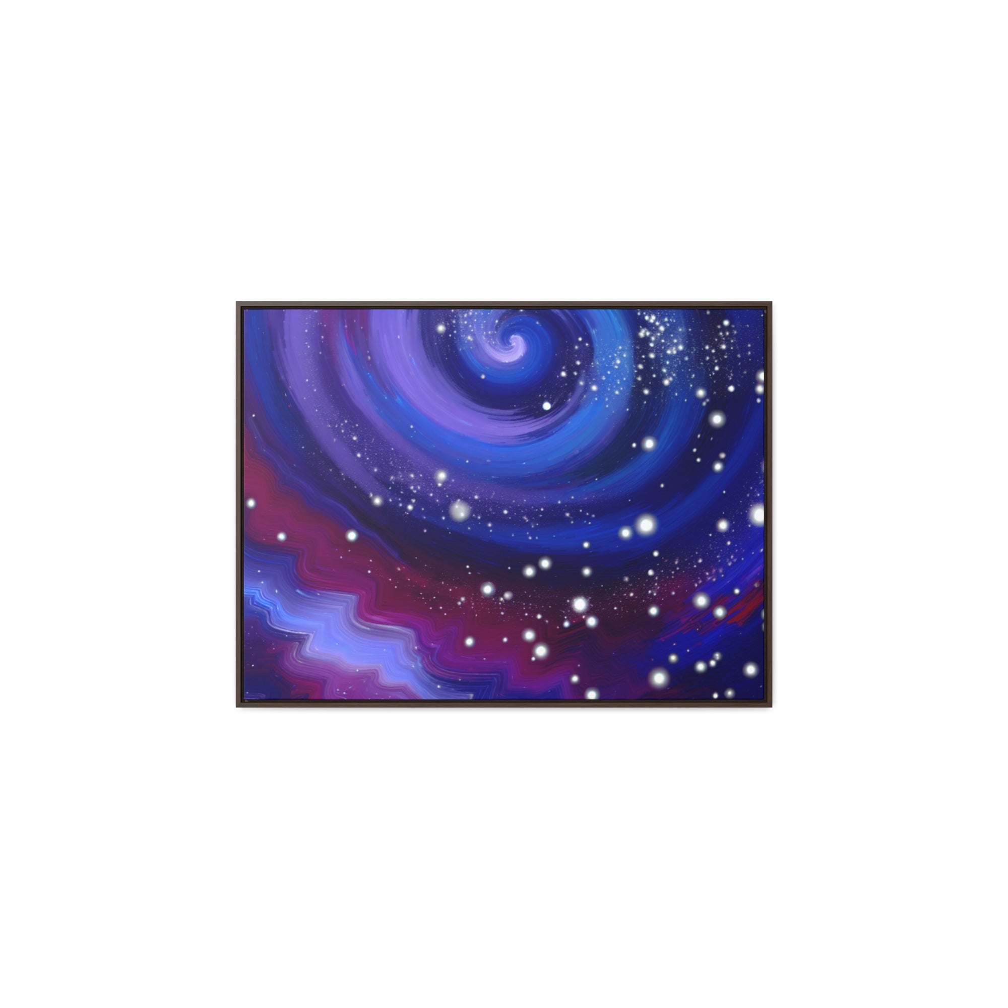 Celestial Whirlwind Dreams | Framed Canvas