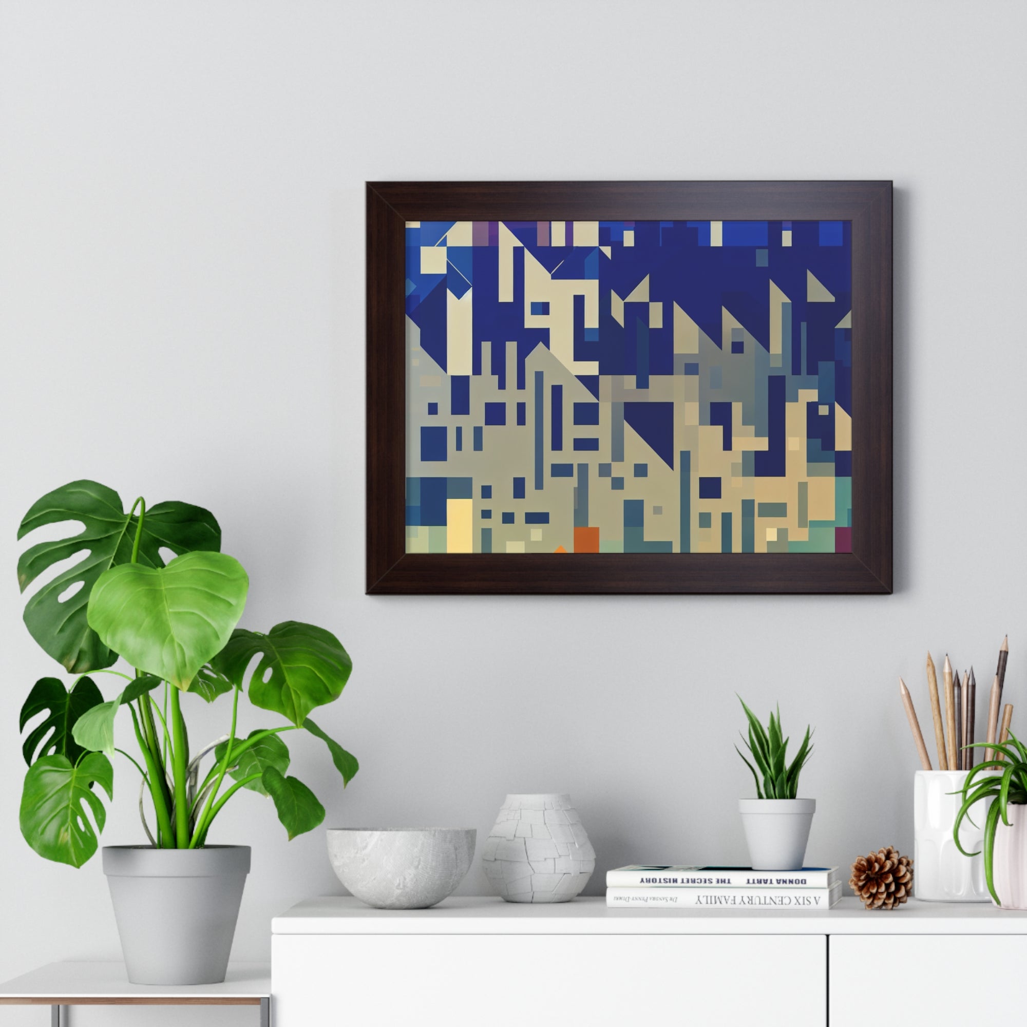 Urban Echoes and Silhouettes | Framed Print