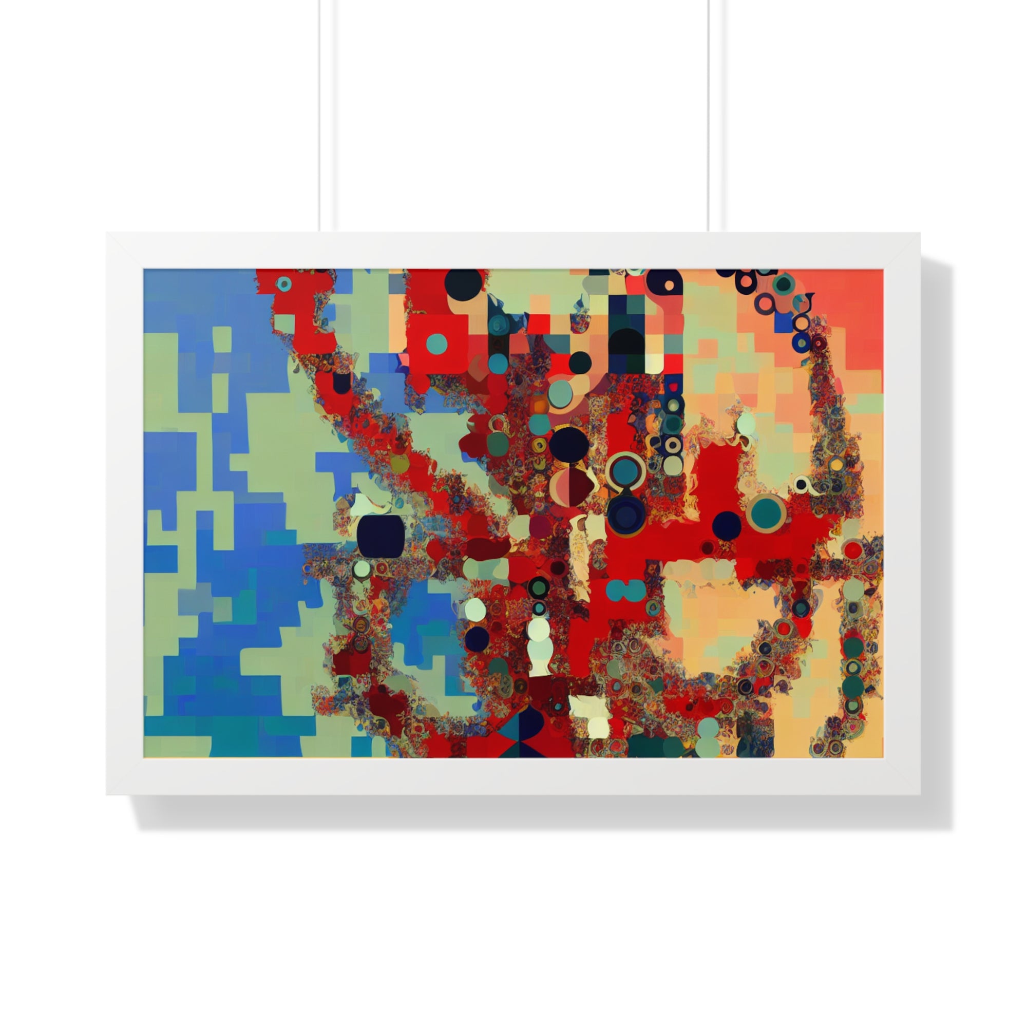 Whirls of Freedom | Framed Print