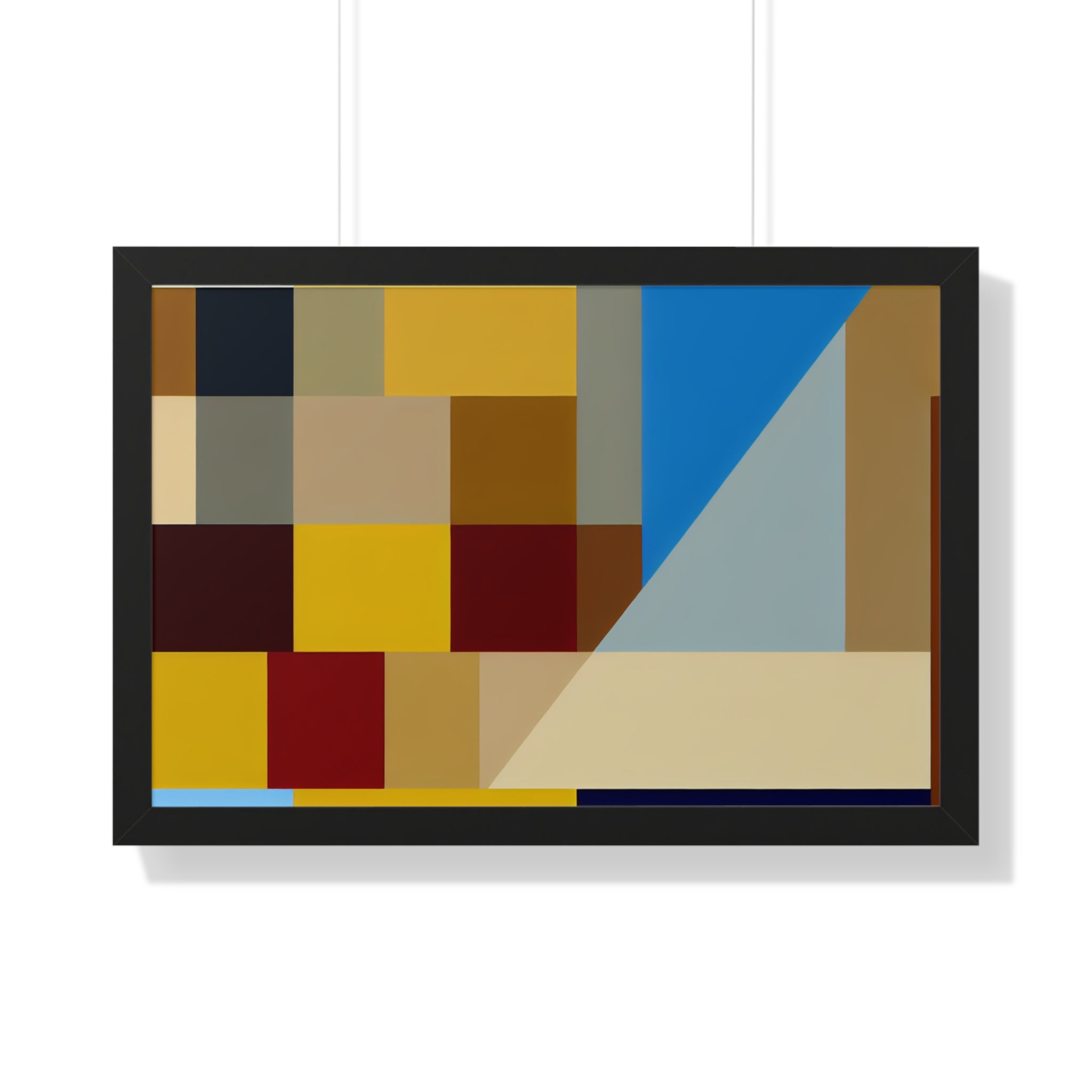 Colorful Geometric Symphony | Framed Print